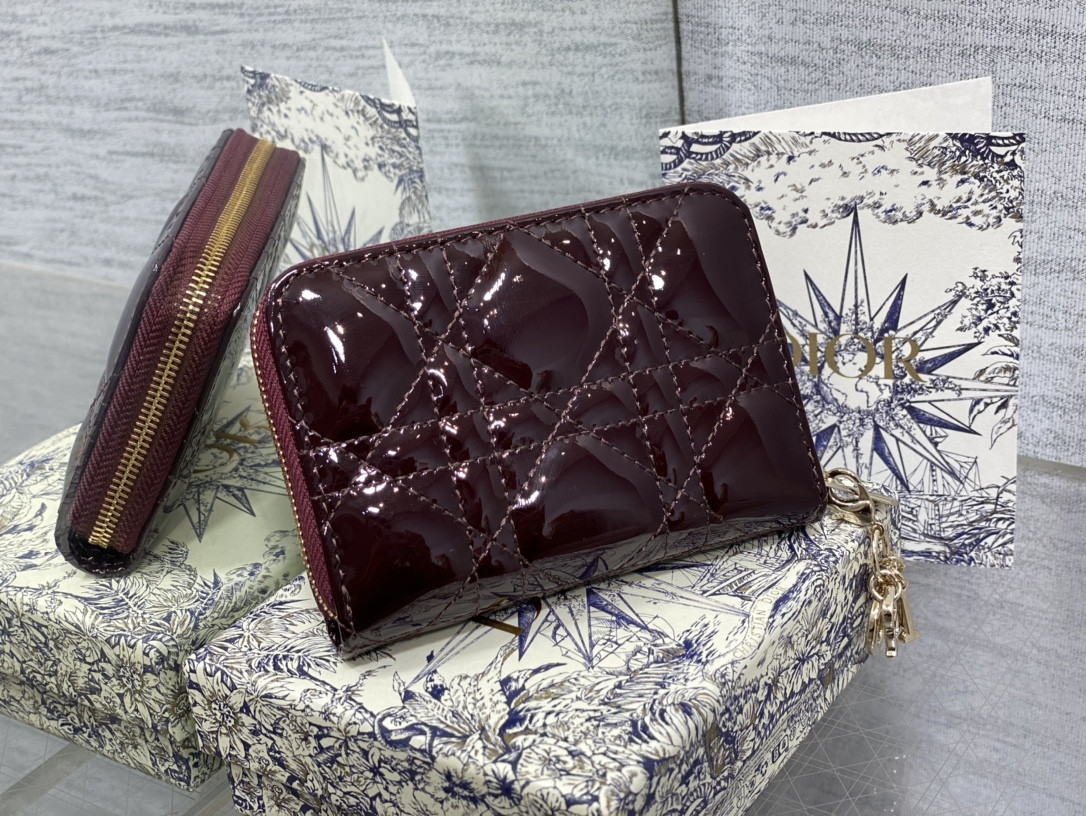 Lady Dior Voyageur Small Coin Purse CARD HOLDER