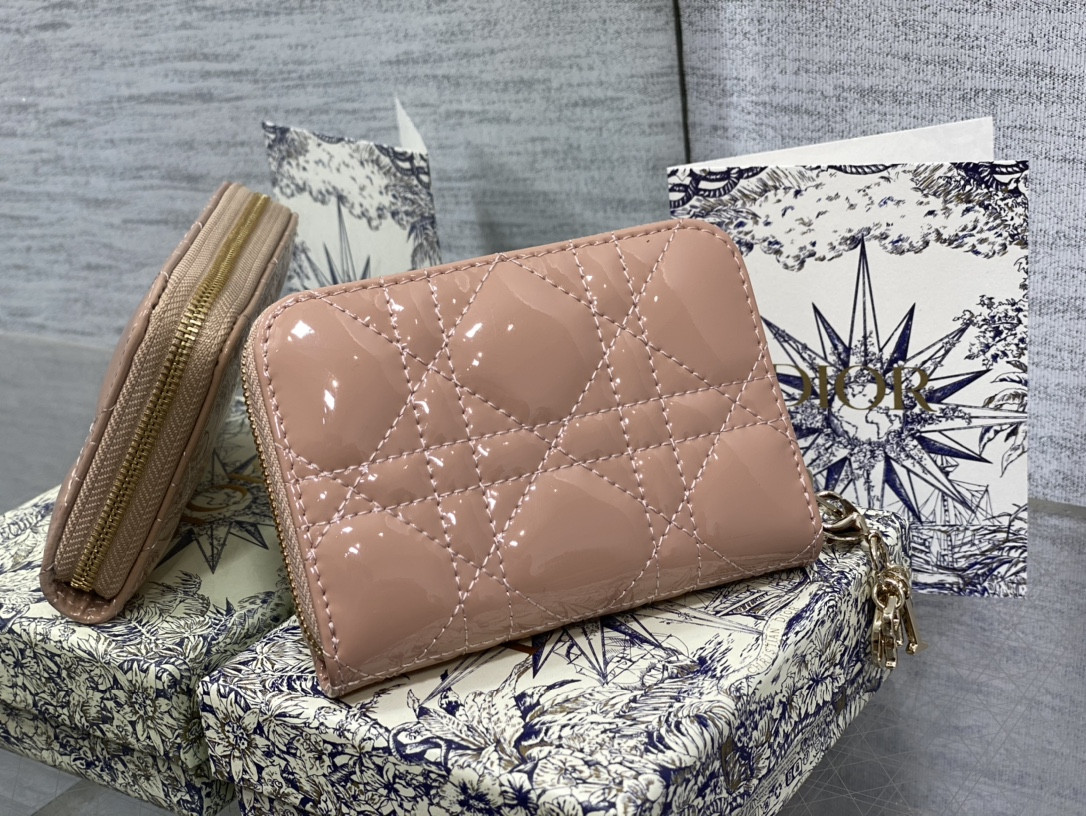 Lady Dior Voyageur Small Coin Purse CARD HOLDER
