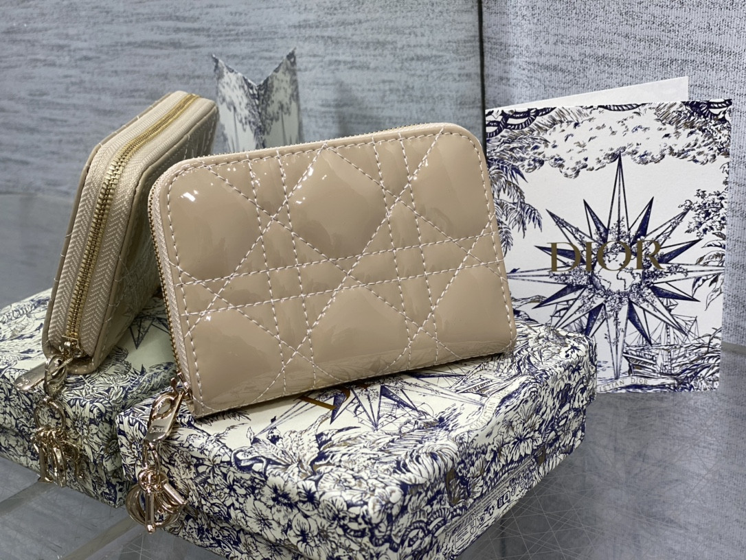 Lady Dior Voyageur Small Coin Purse CARD HOLDER