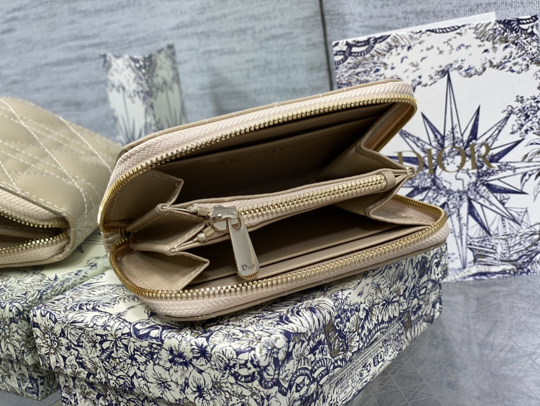 Lady Dior Voyageur Small Coin Purse CARD HOLDER