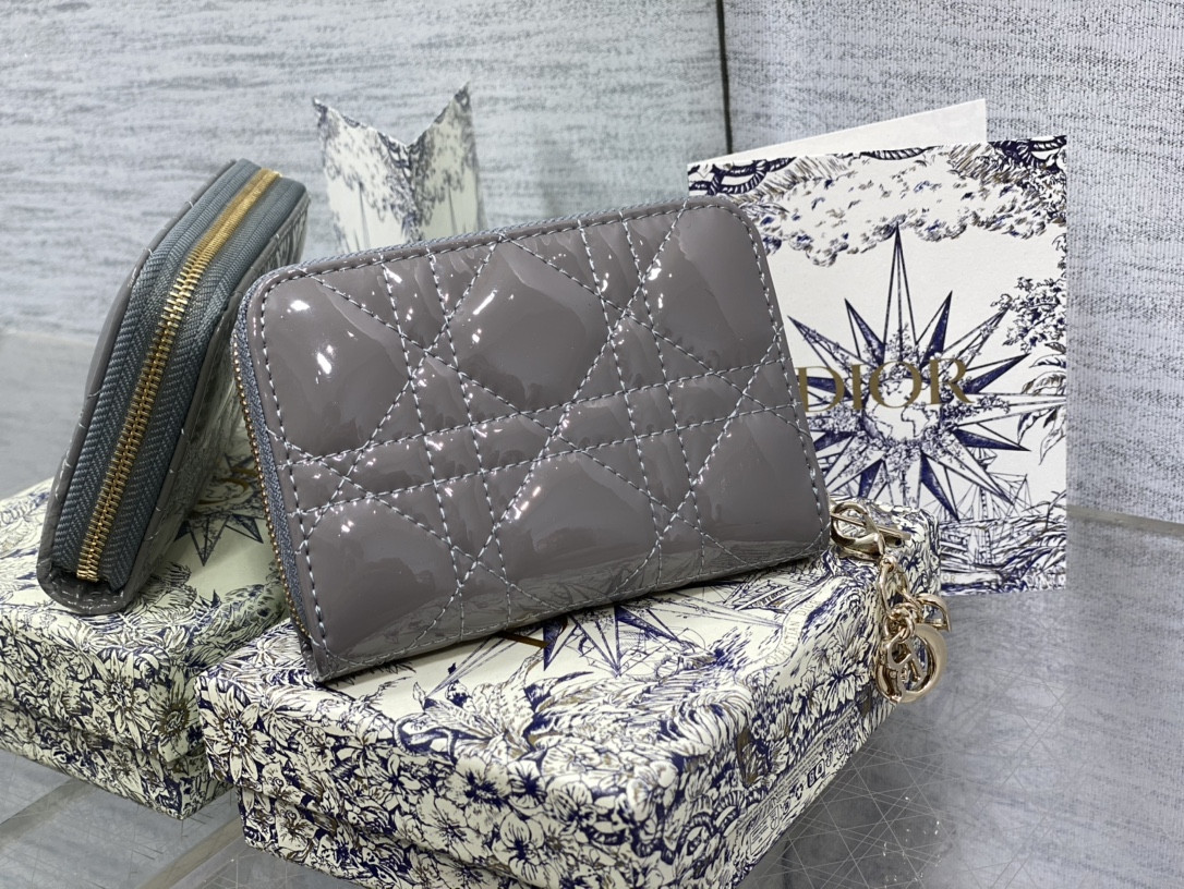 Lady Dior Voyageur Small Coin Purse CARD HOLDER