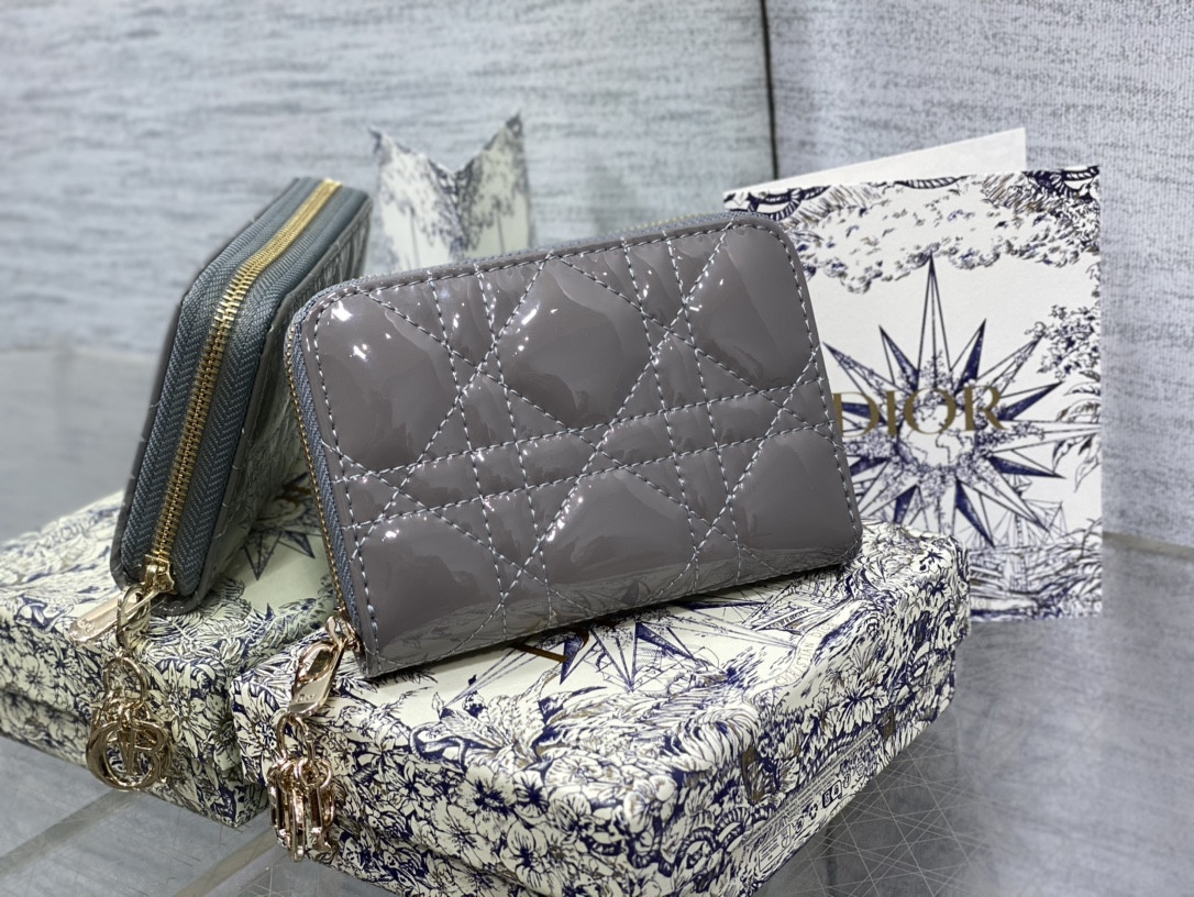 Lady Dior Voyageur Small Coin Purse CARD HOLDER