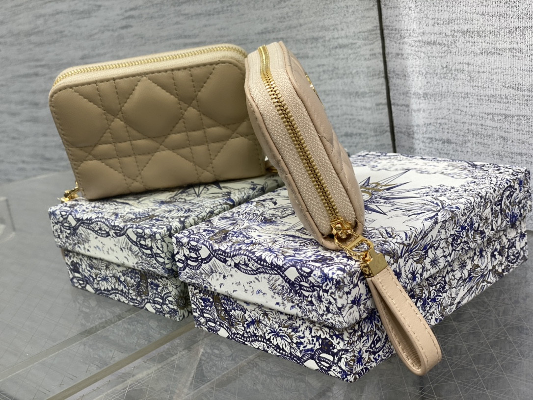 Lady Dior Voyageur Small Coin Purse CARD HOLDER