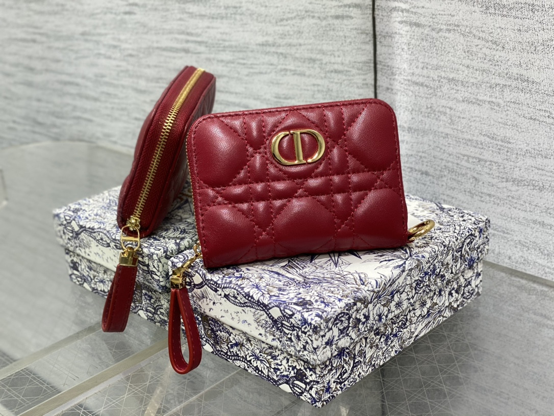 Lady Dior Voyageur Small Coin Purse CARD HOLDER