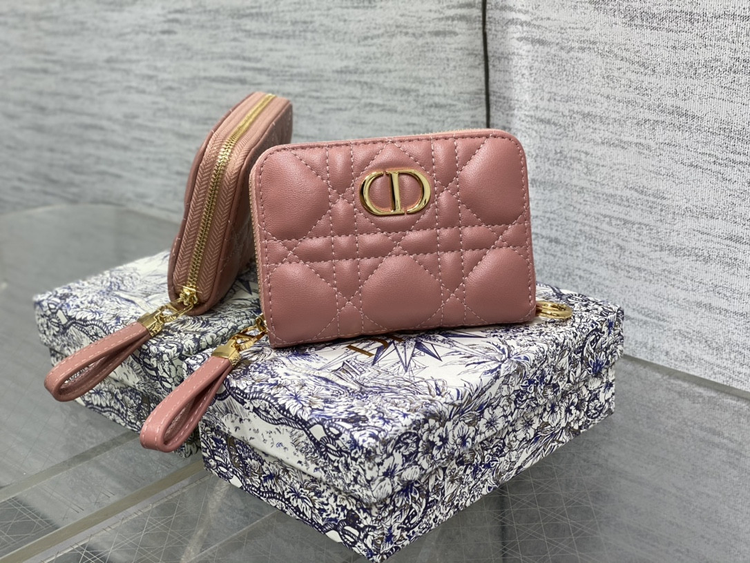 Lady Dior Voyageur Small Coin Purse CARD HOLDER