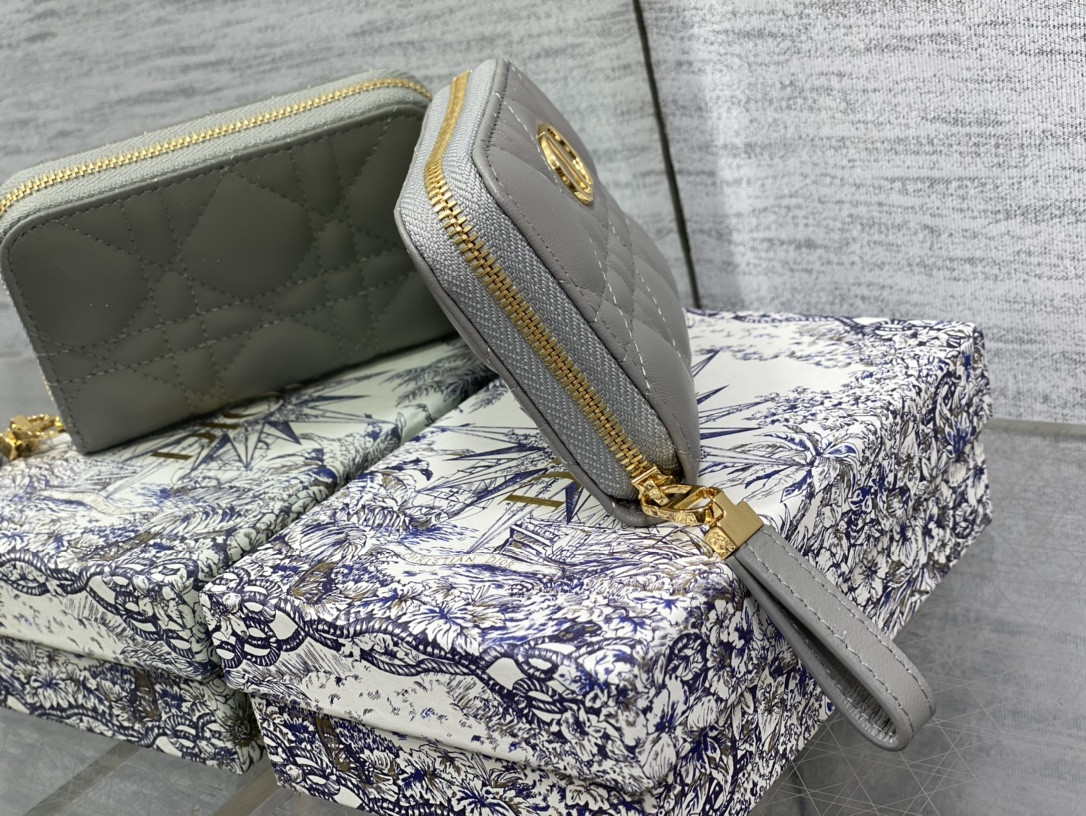Lady Dior Voyageur Small Coin Purse CARD HOLDER