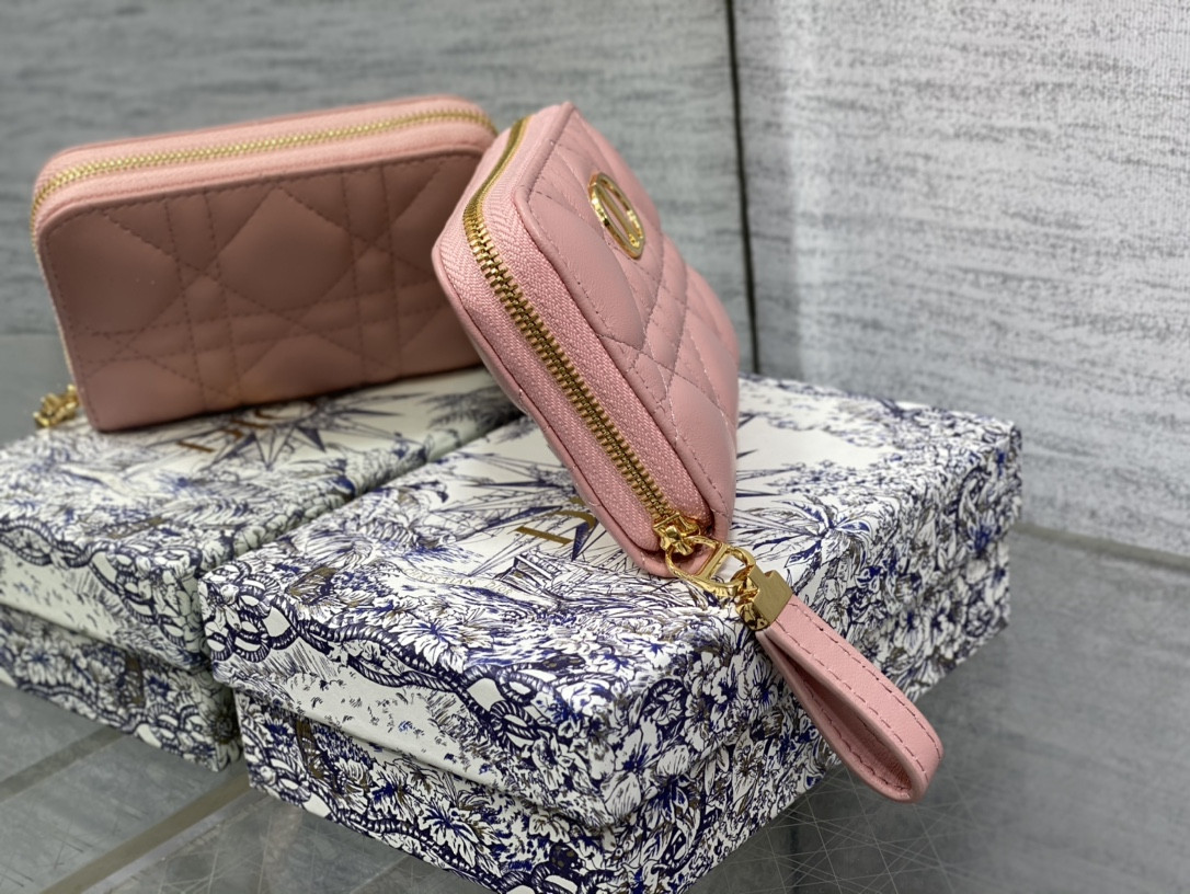 Lady Dior Voyageur Small Coin Purse CARD HOLDER