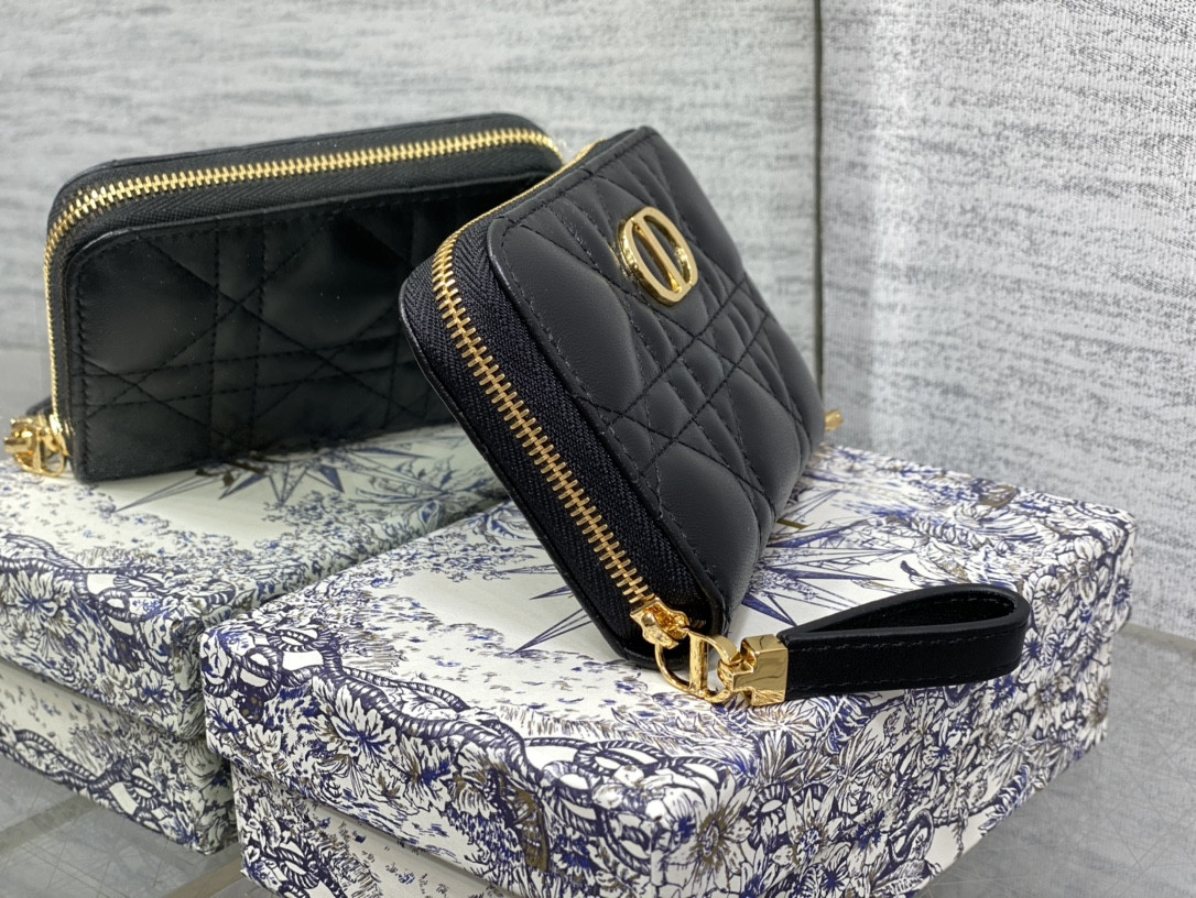 Lady Dior Voyageur Small Coin Purse CARD HOLDER