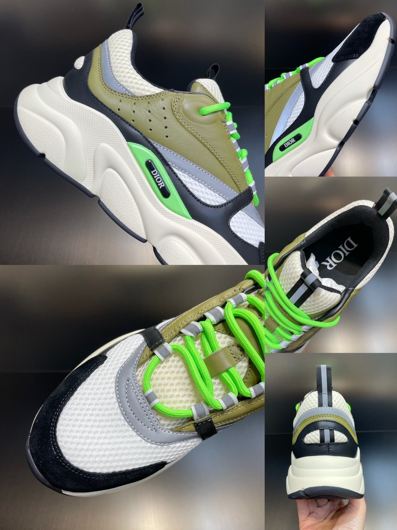 UA Dior B22 green Sneaker