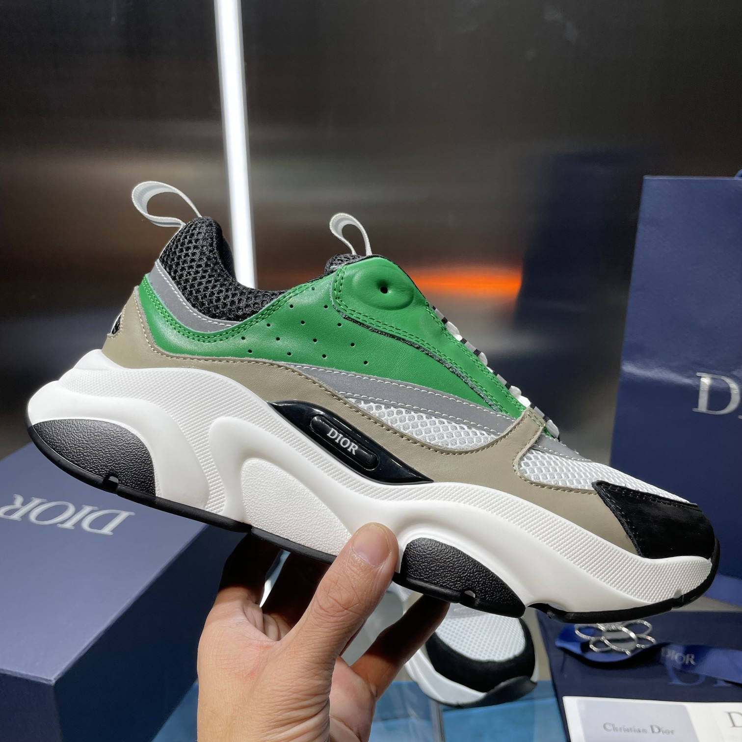 UA Dior B22 green Sneaker