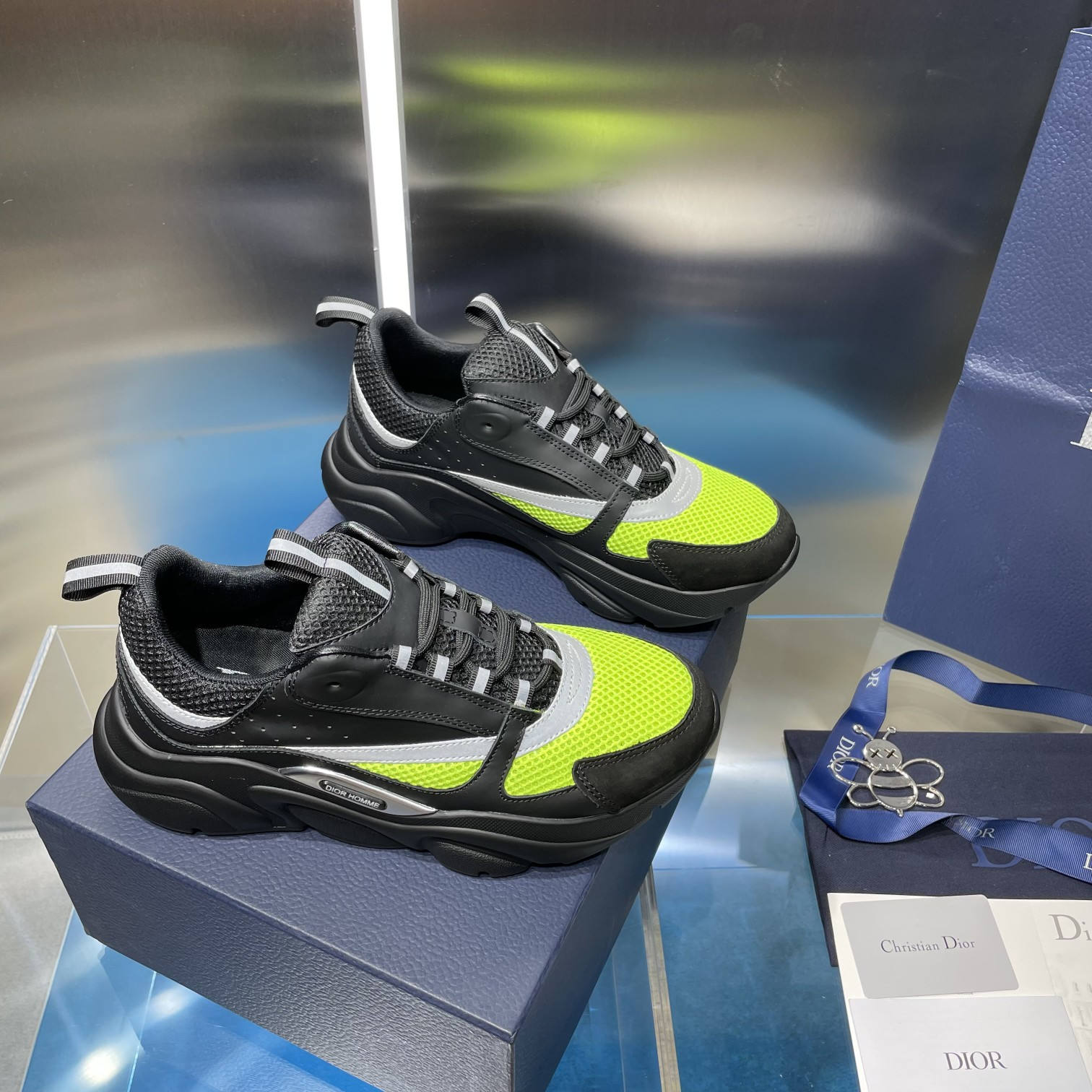 UA Dior B22 black and green Sneaker