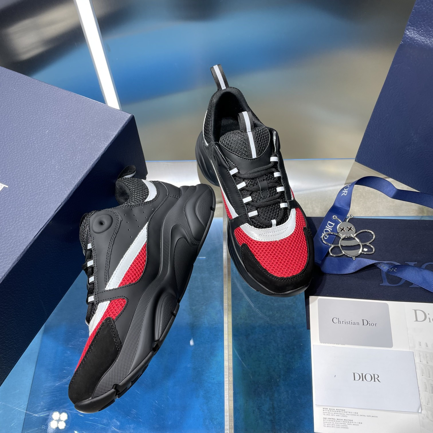 UA Dior B22 black and red Sneaker