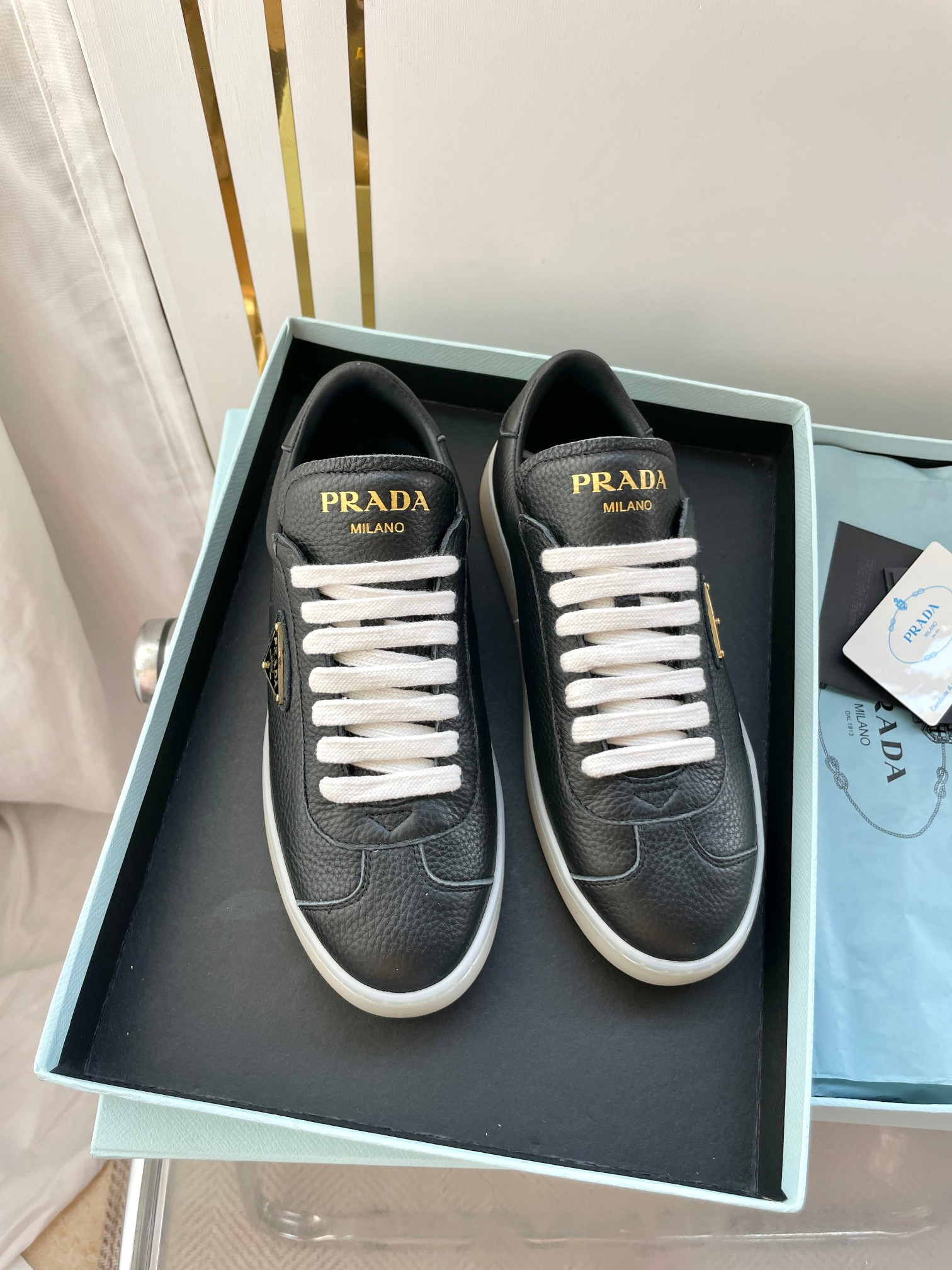 UA Prada Downtown nappa leather sneakers