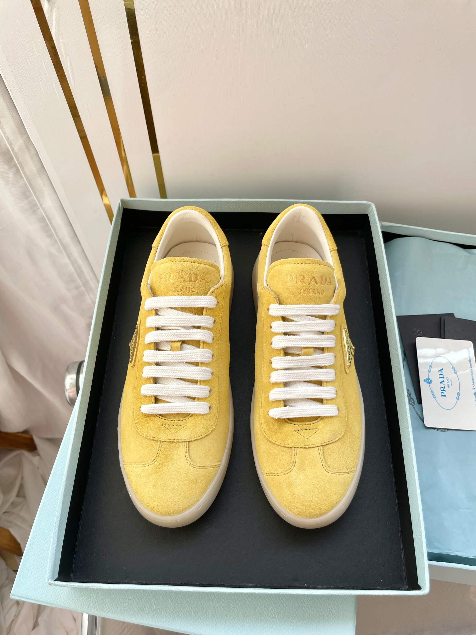 UA Prada Downtown nappa leather sneakers