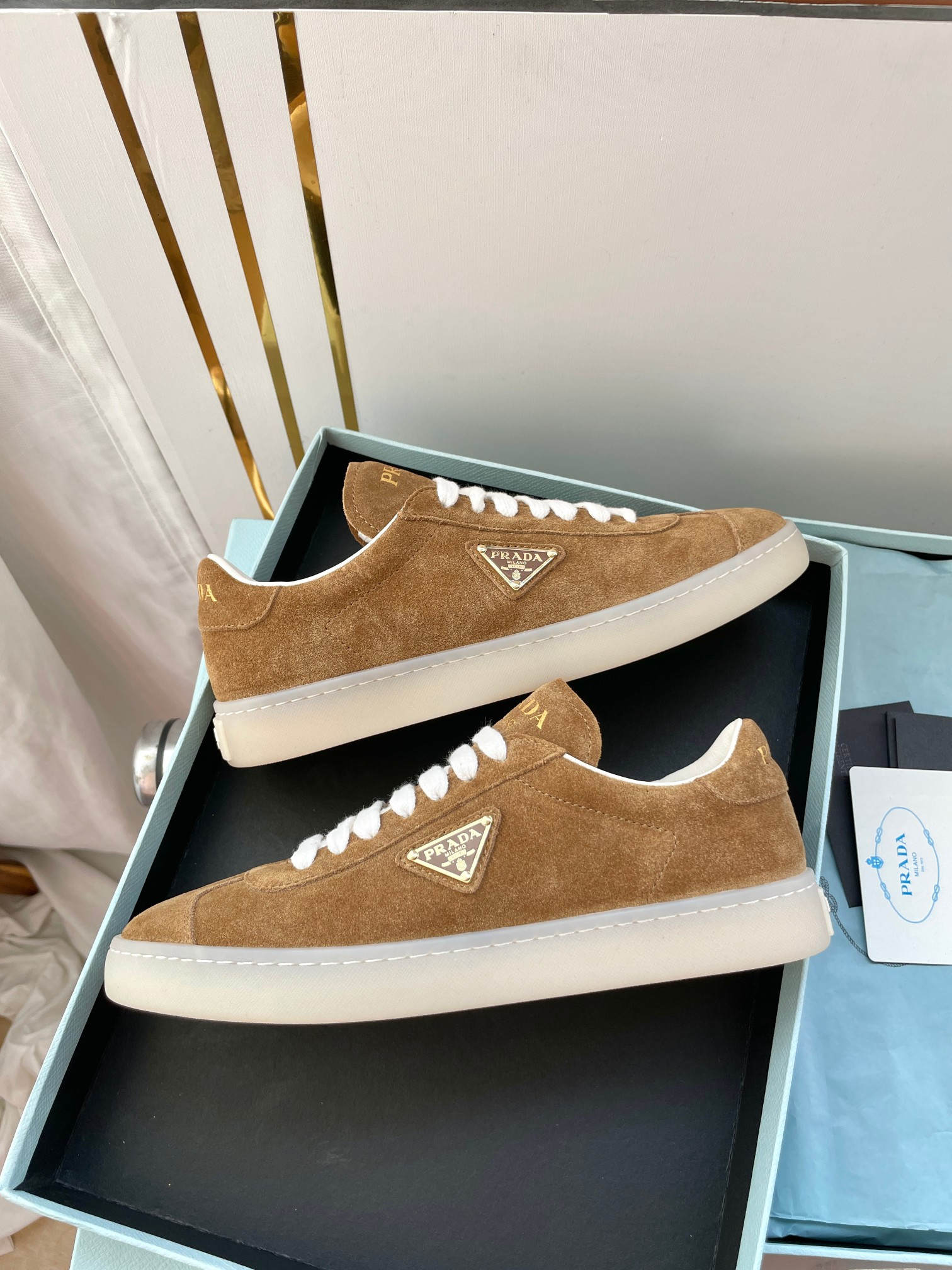 UA Prada Downtown nappa leather sneakers