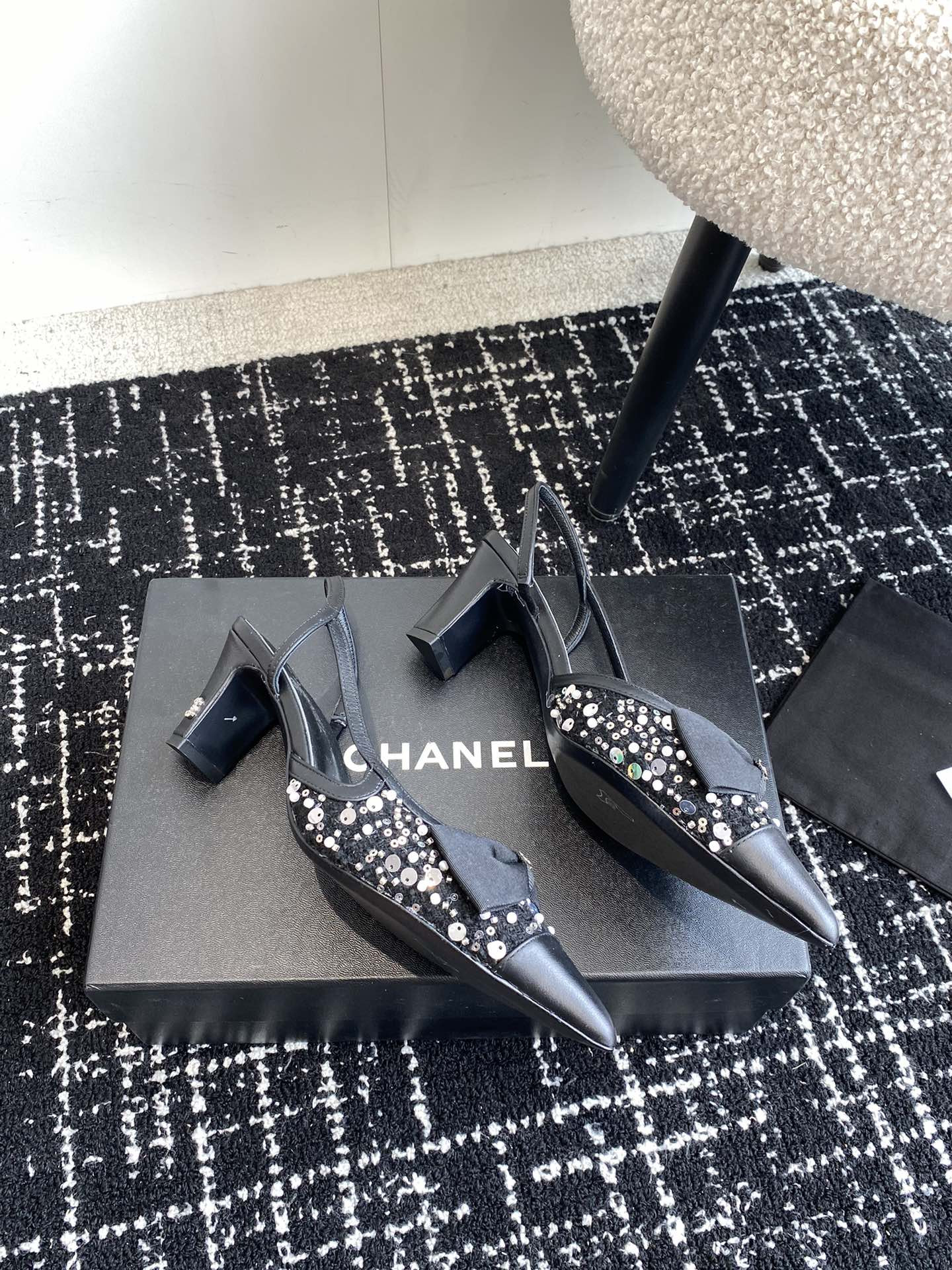 UA CHANEL SLINGBACKS