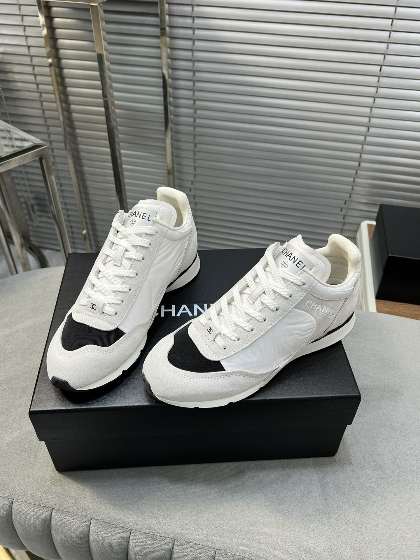 UA CHANEL SNEAKERS Fabric, Suede Kidskin & Suede Calfskin