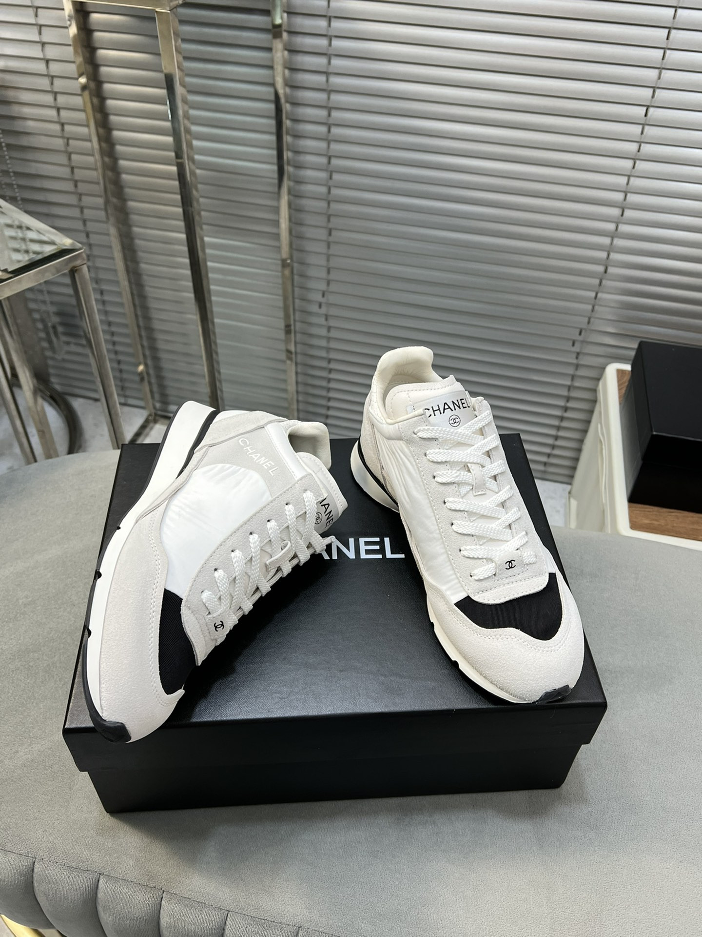 UA CHANEL SNEAKERS Fabric, Suede Kidskin & Suede Calfskin