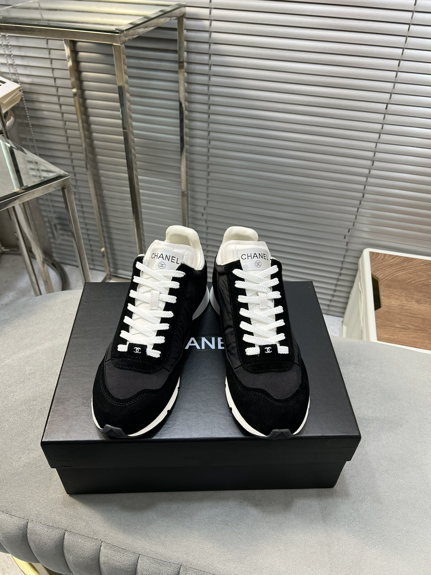 UA CHANEL SNEAKERS Fabric, Suede Kidskin & Suede Calfskin