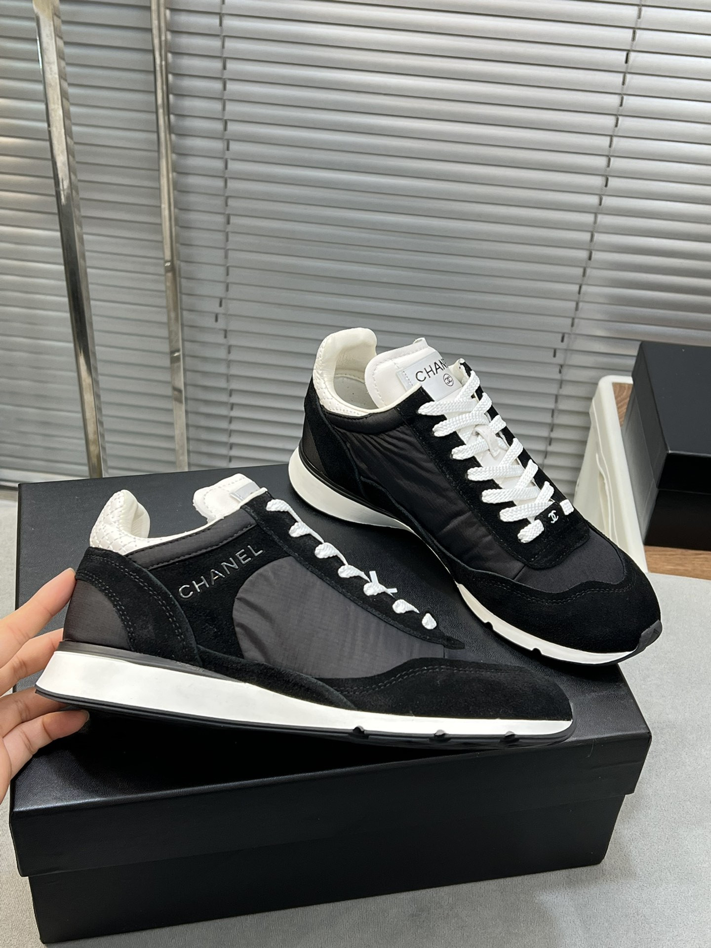 UA CHANEL SNEAKERS Fabric, Suede Kidskin & Suede Calfskin