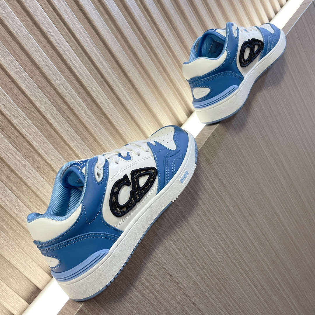 UA DIOR B57 Low-Top Sneaker Light Blue and White