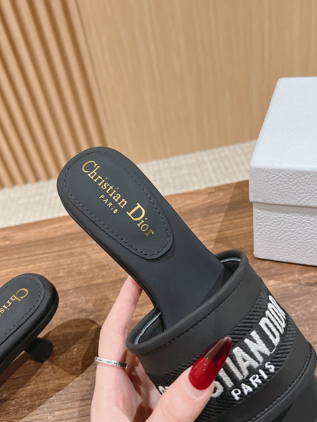 DIOR Dway Heeled Slide