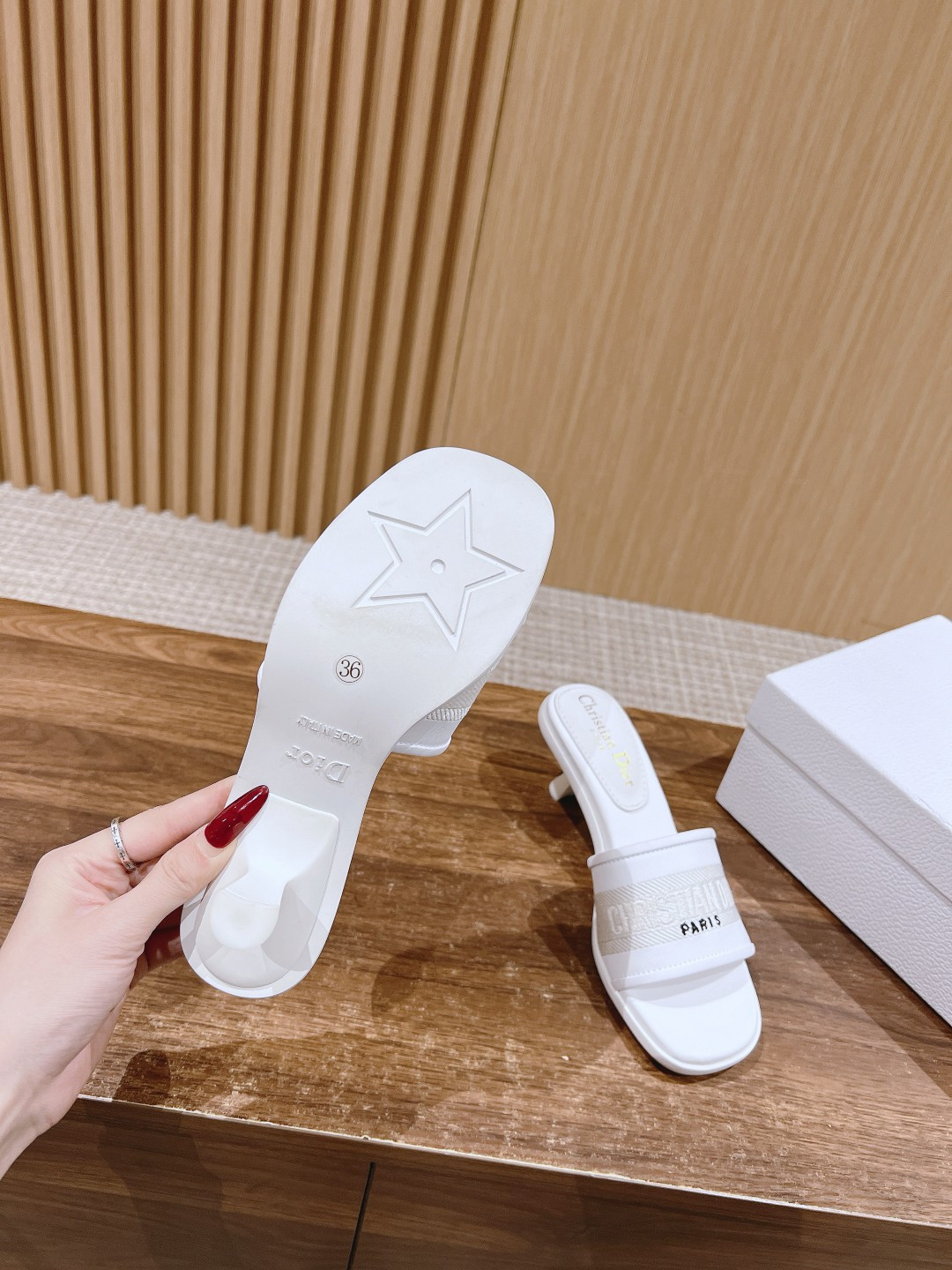 DIOR Dway Heeled Slide