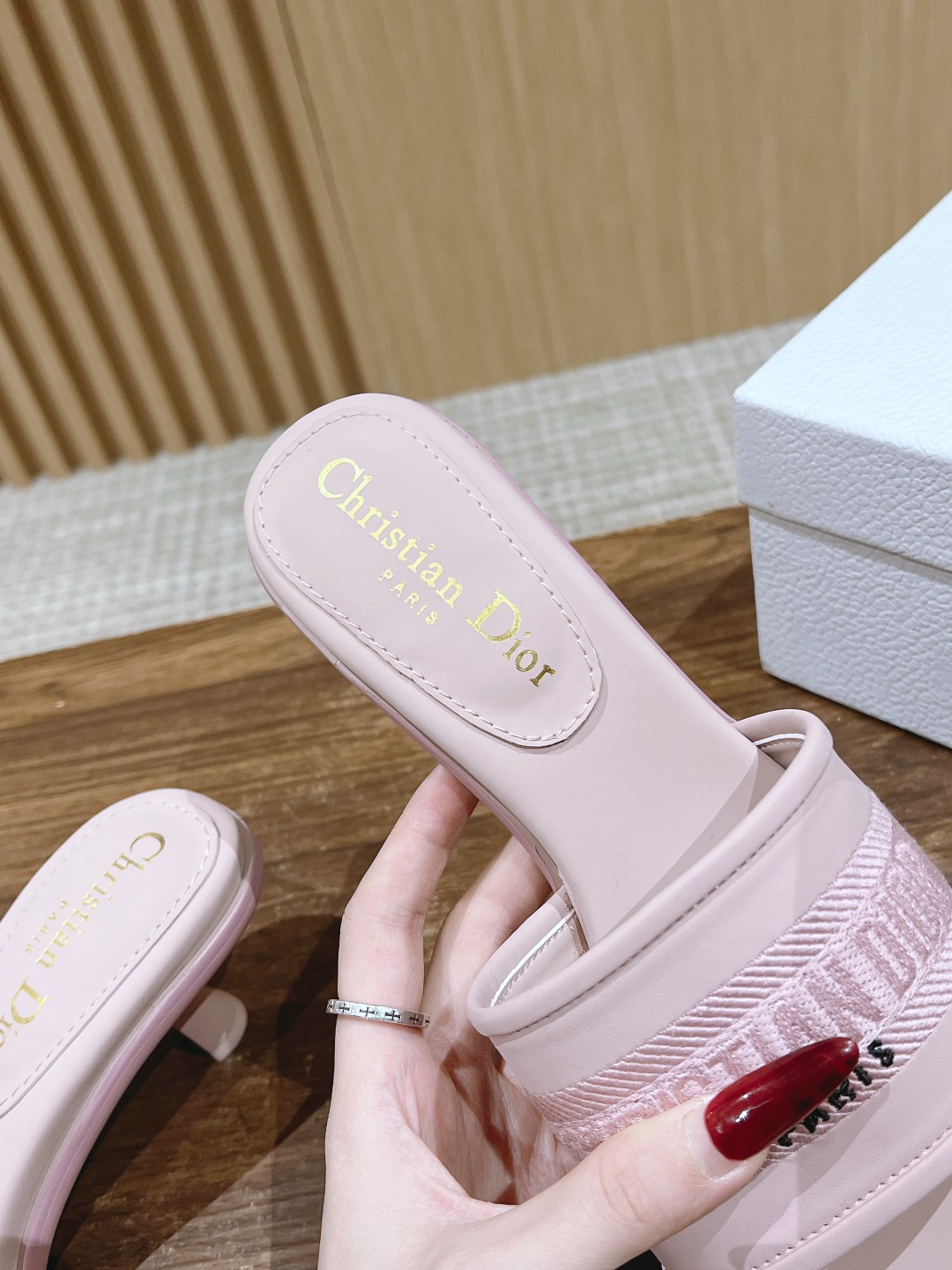 DIOR Dway Heeled Slide