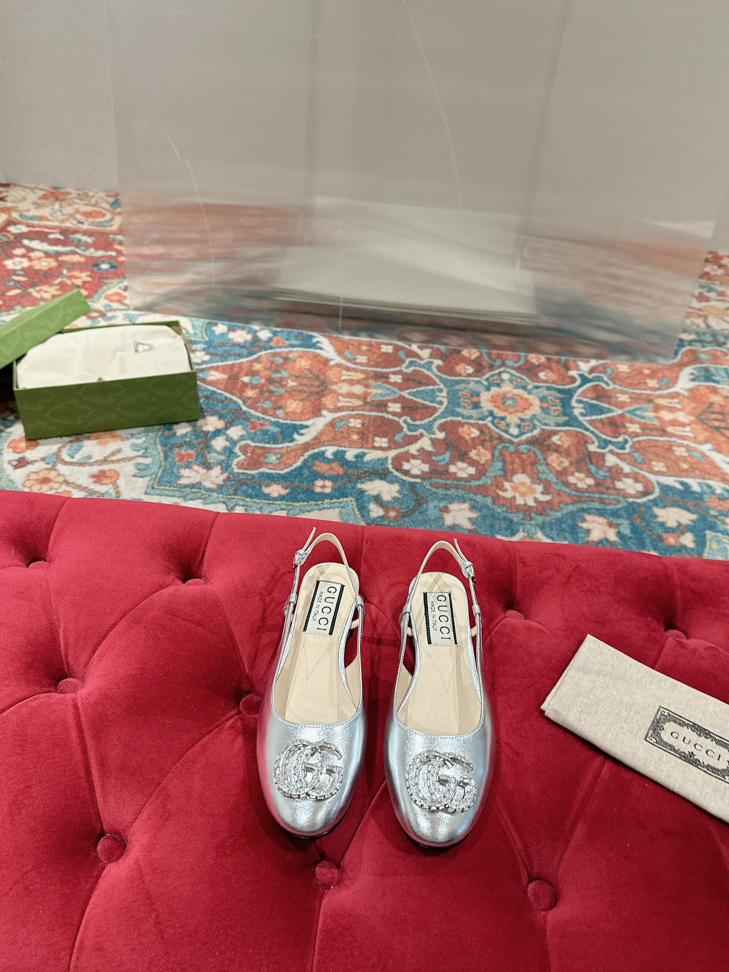 UA GUCCI BALLERINA WITH DOUBLE G