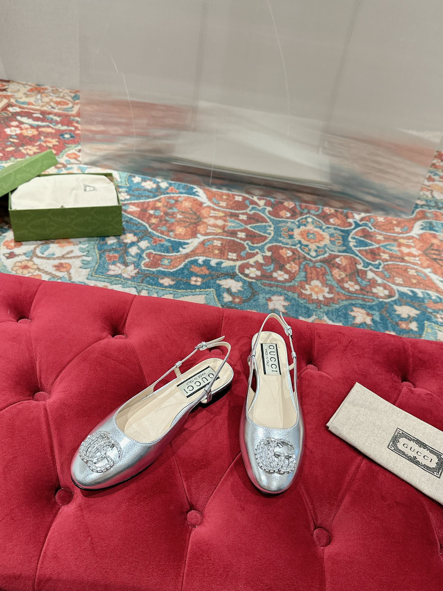 UA GUCCI BALLERINA WITH DOUBLE G