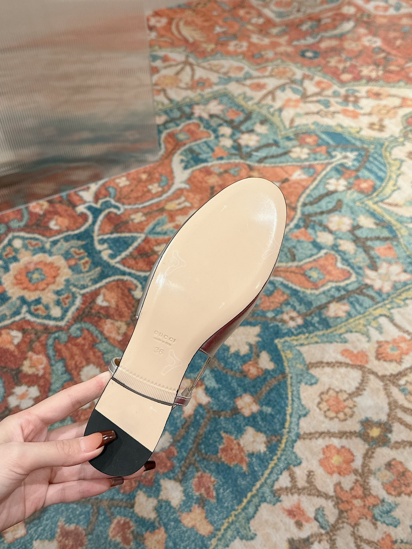 UA GUCCI BALLERINA WITH DOUBLE G