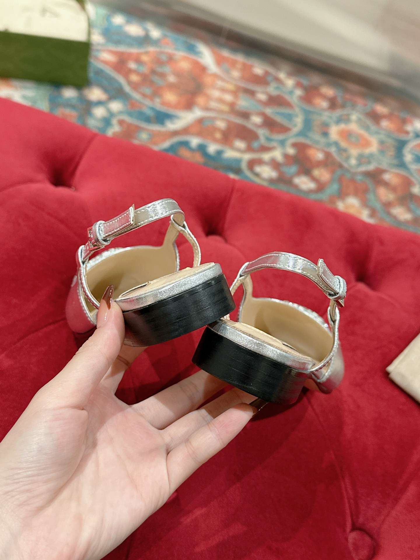 UA GUCCI BALLERINA WITH DOUBLE G