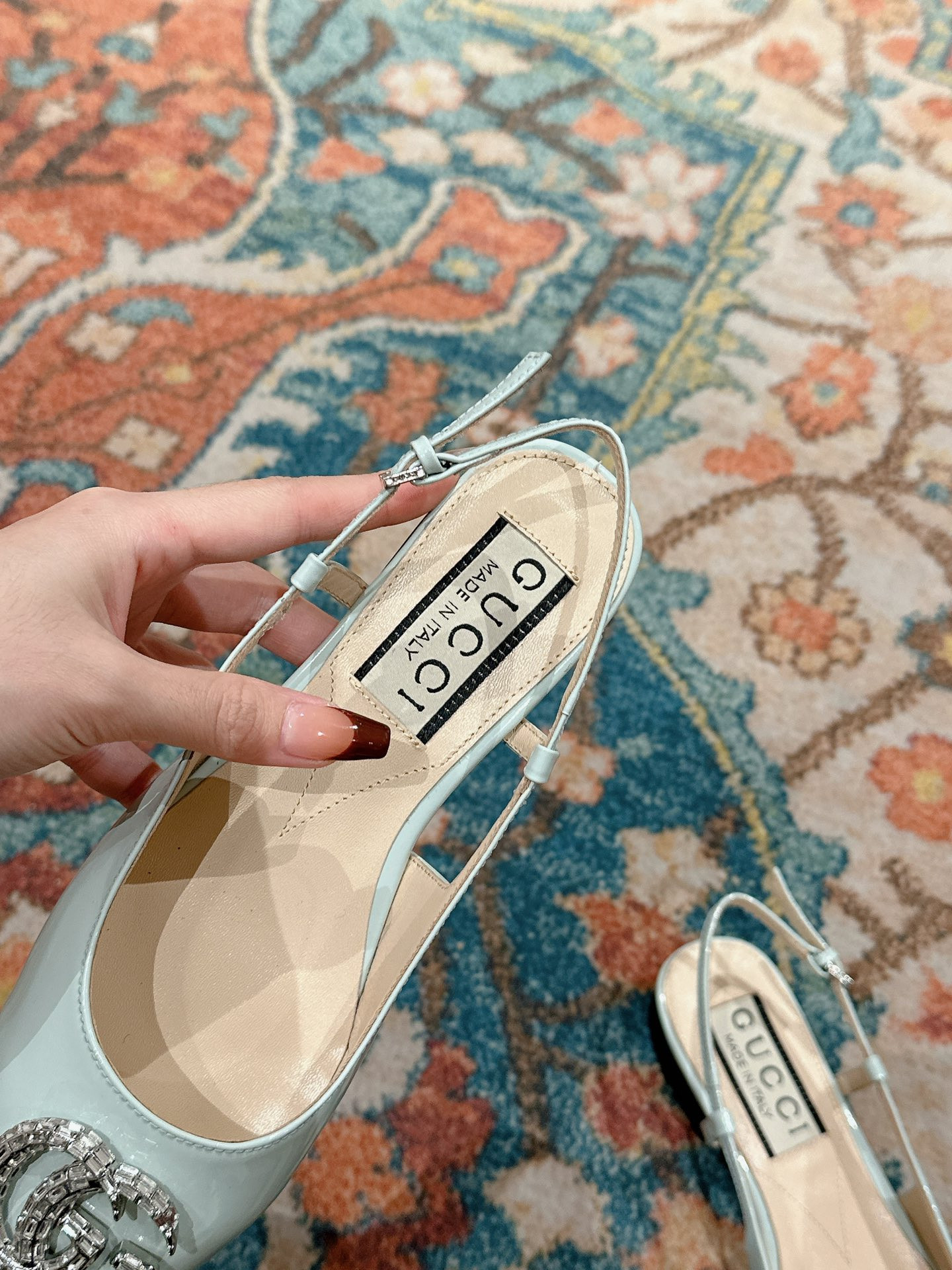 UA GUCCI BALLERINA WITH DOUBLE G