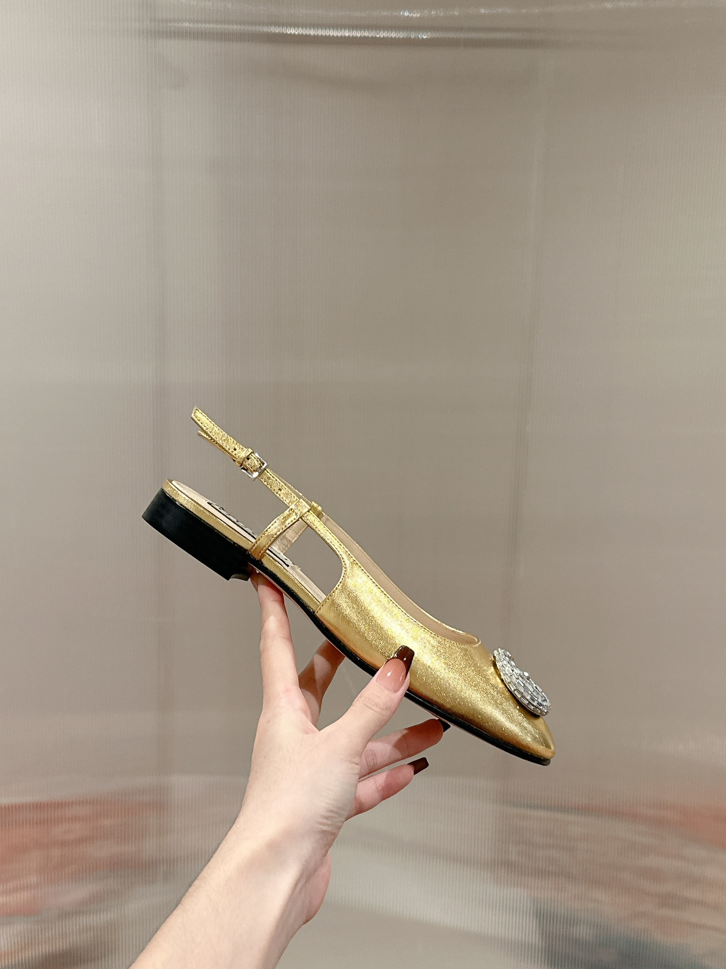 UA GUCCI BALLERINA WITH DOUBLE G