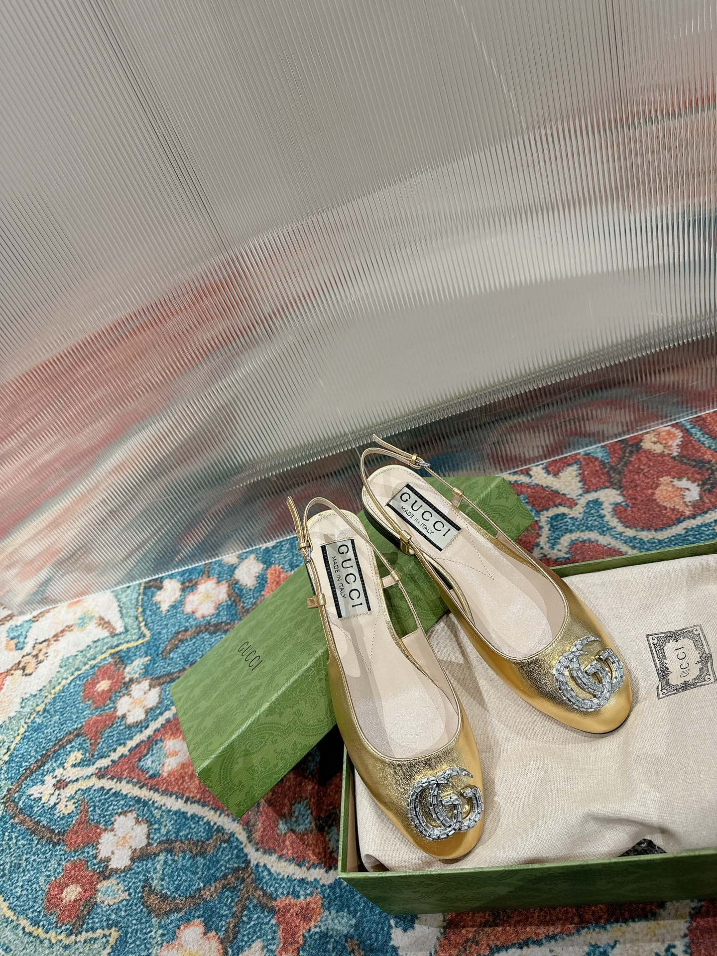 UA GUCCI BALLERINA WITH DOUBLE G