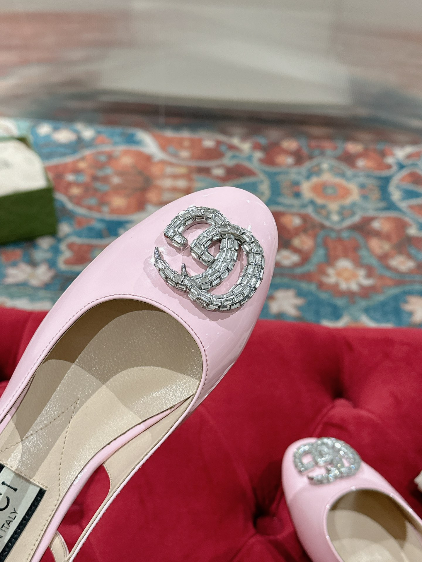 UA GUCCI BALLERINA WITH DOUBLE G