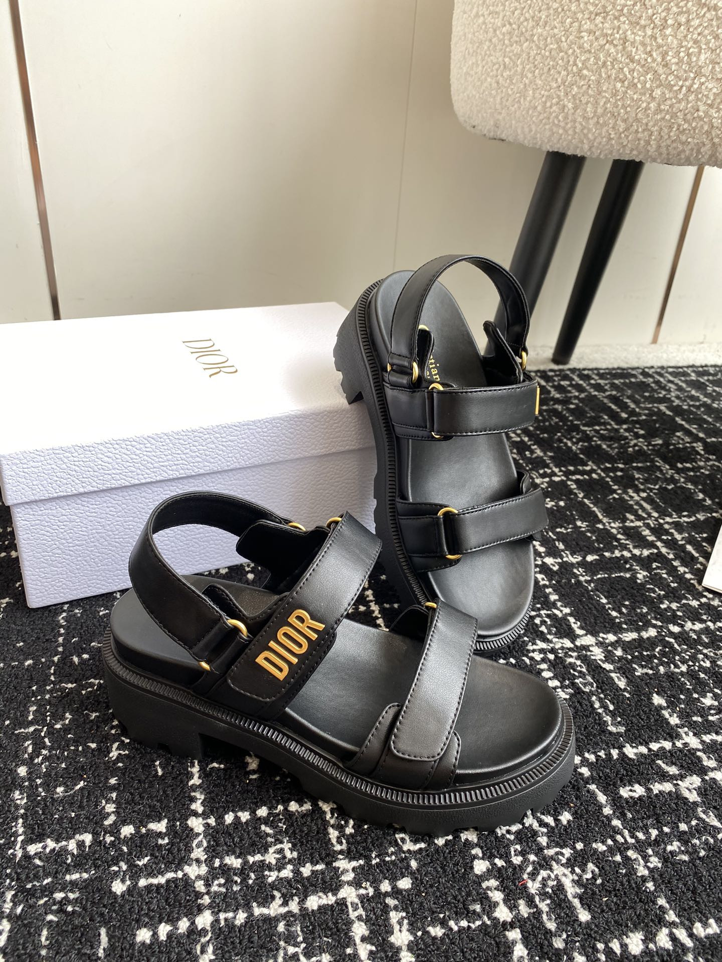 UA Dioract Platform Sandal Black