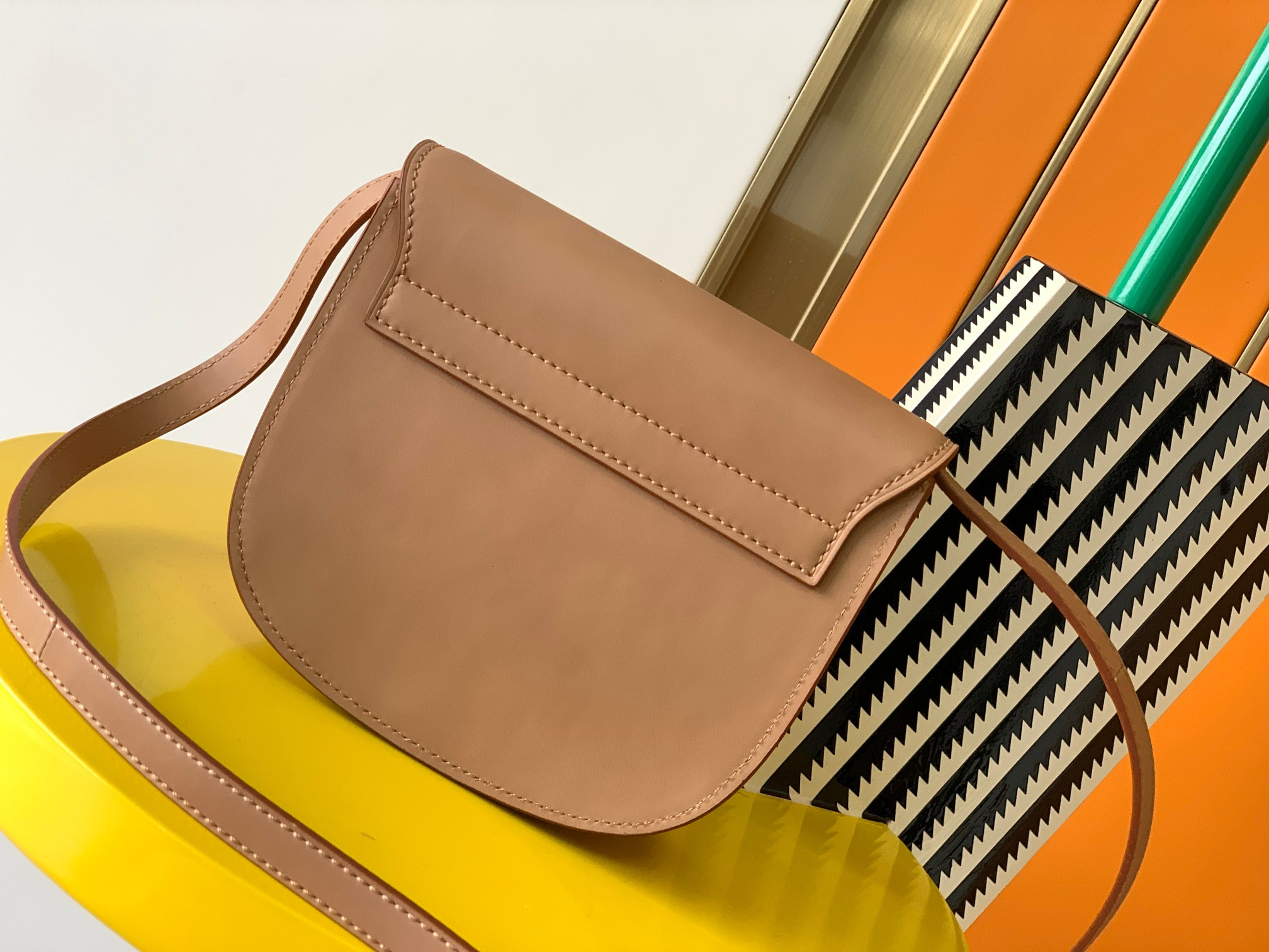 YSL KAIA SMALL SATCHEL IN SMOOTH LEATHER 7.2 X 6.1 X 2.1 INCHES