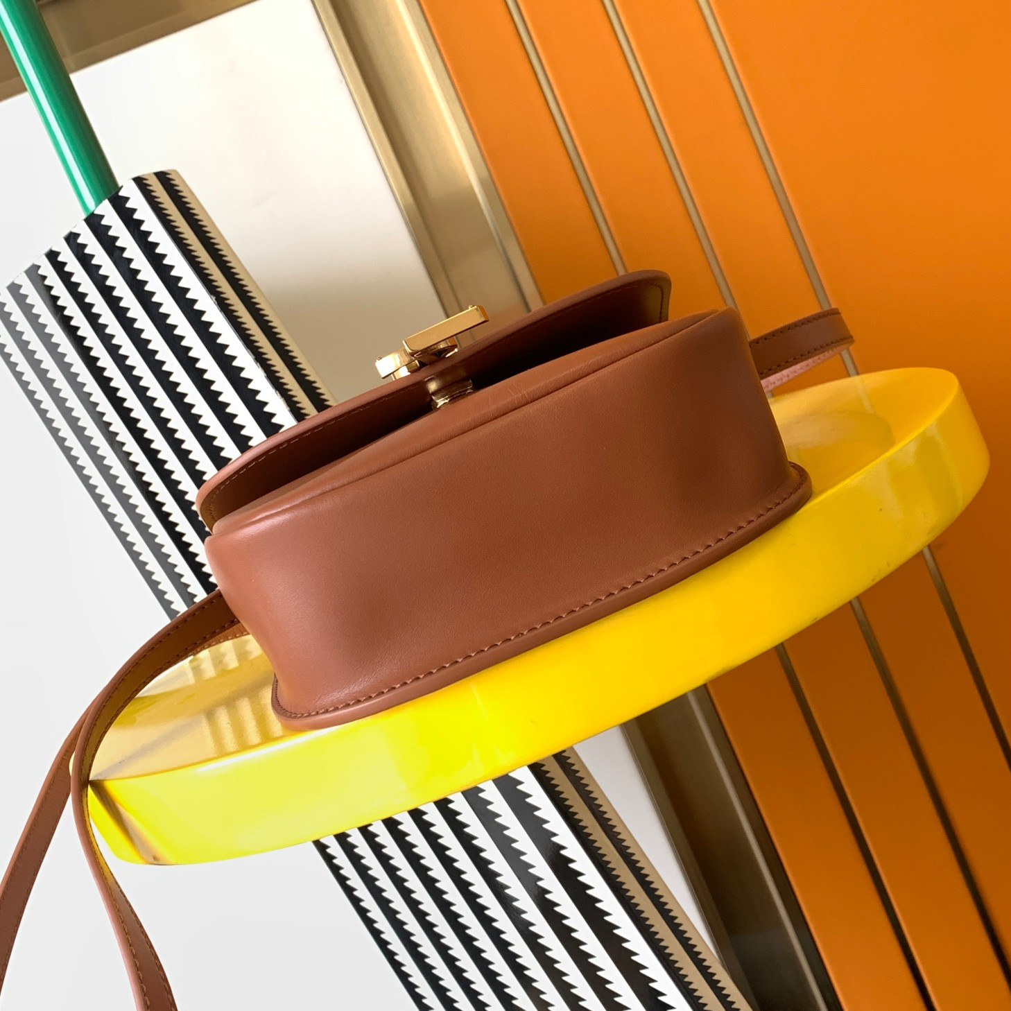 YSL KAIA SMALL SATCHEL IN SMOOTH LEATHER 7.2 X 6.1 X 2.1 INCHES