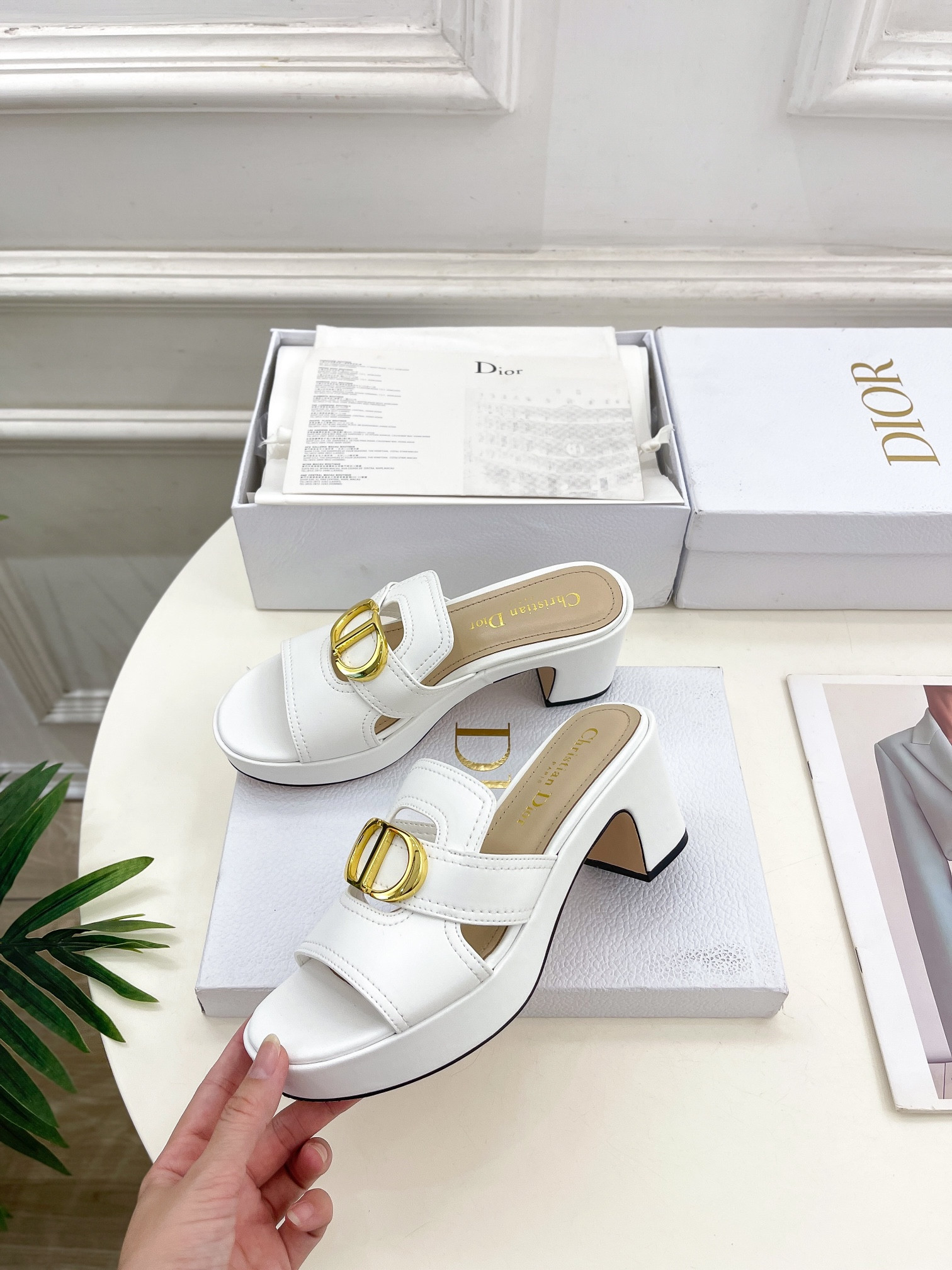 UA DIOR 30 Montaigne Platform Slide