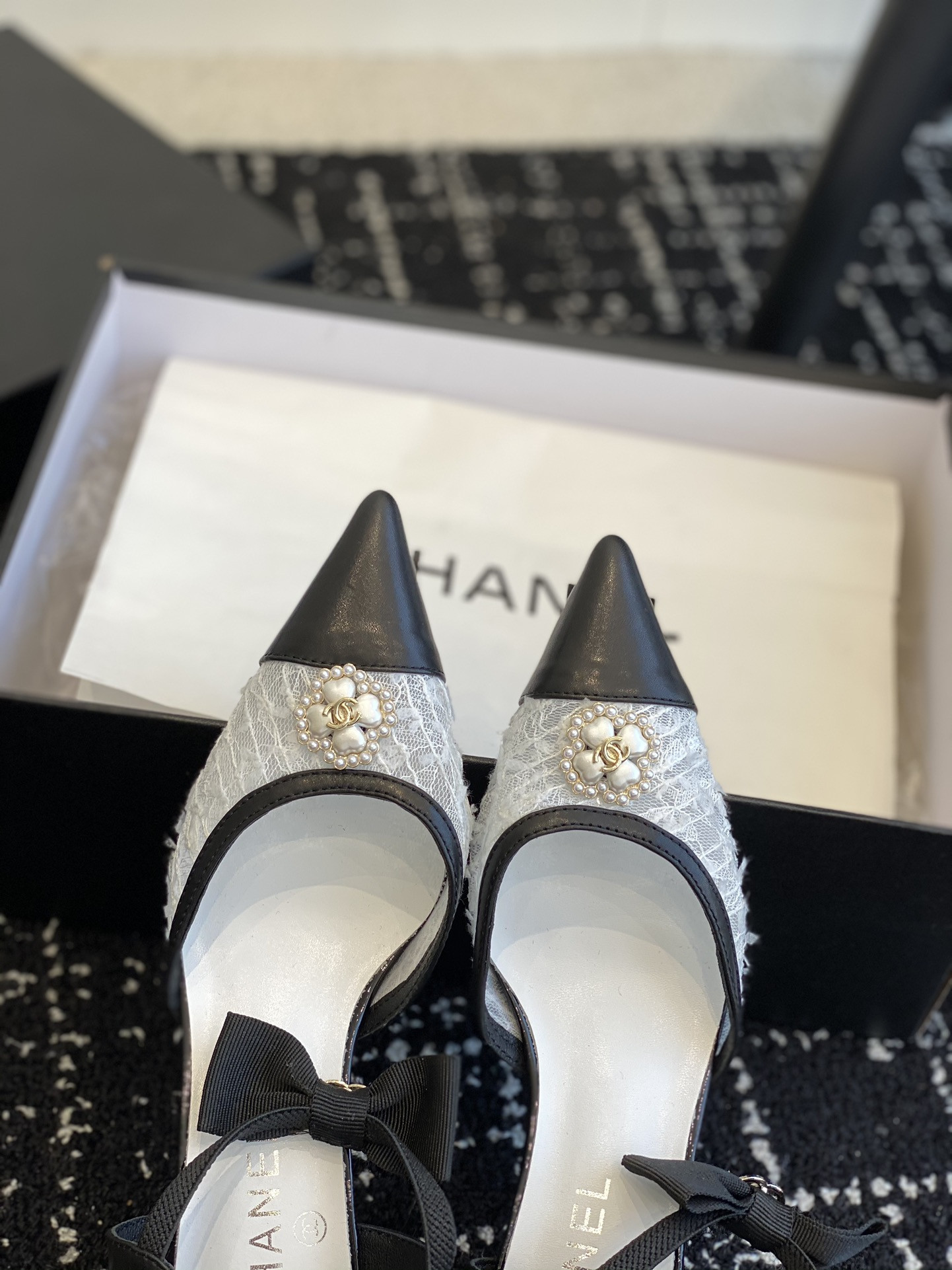 UA CHANEL SLINGBACKS