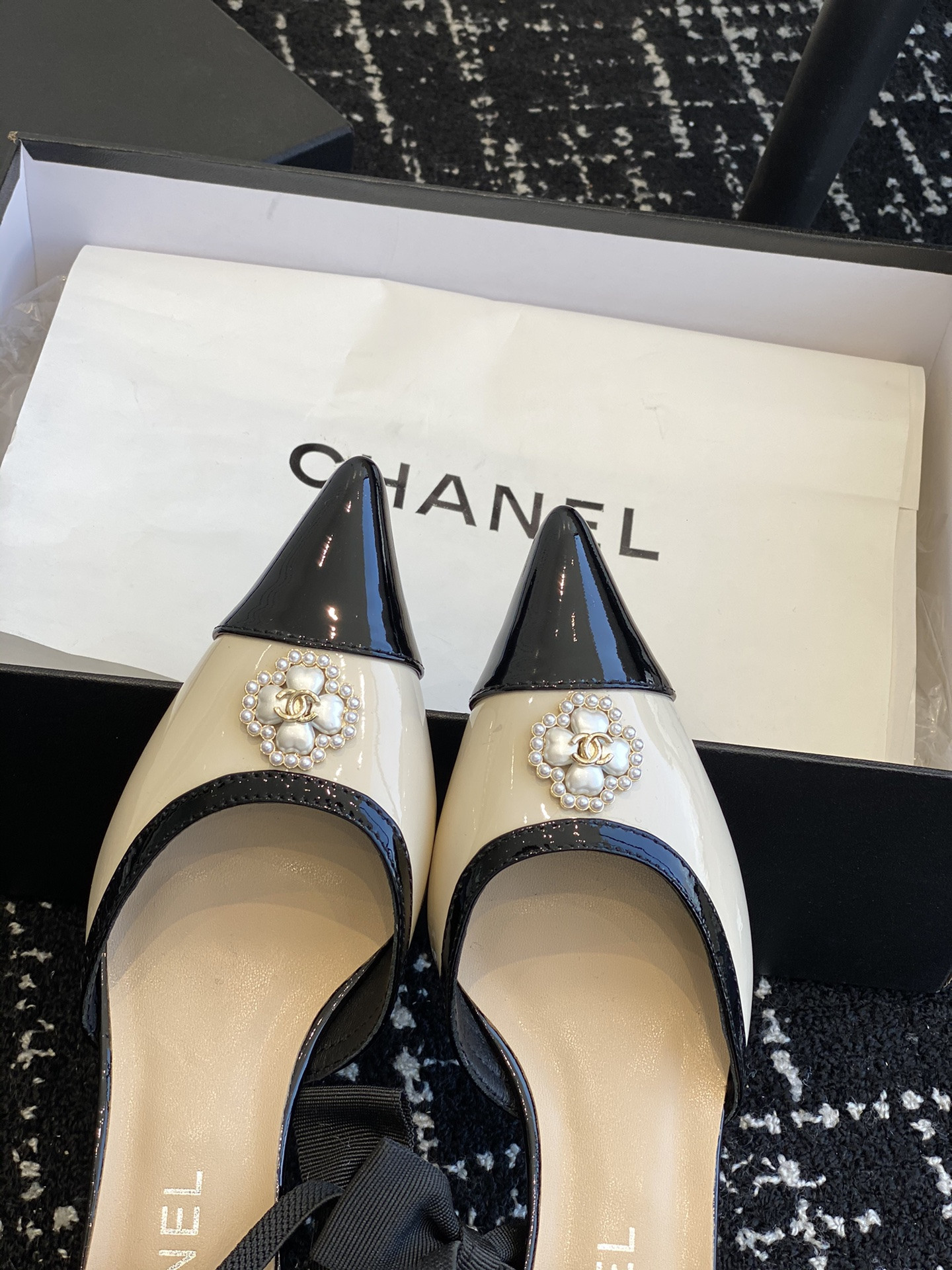 UA CHANEL SLINGBACKS