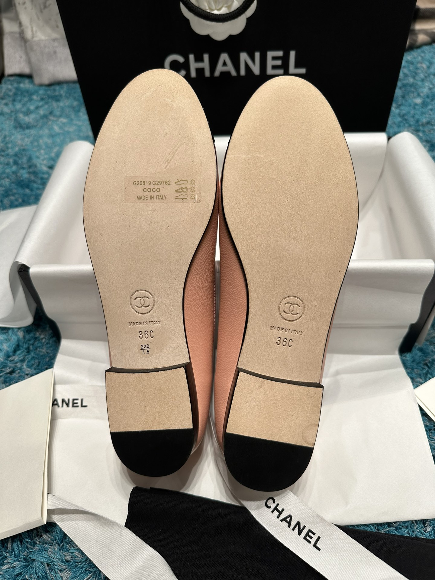 UA CHANEL BALLET FLATS