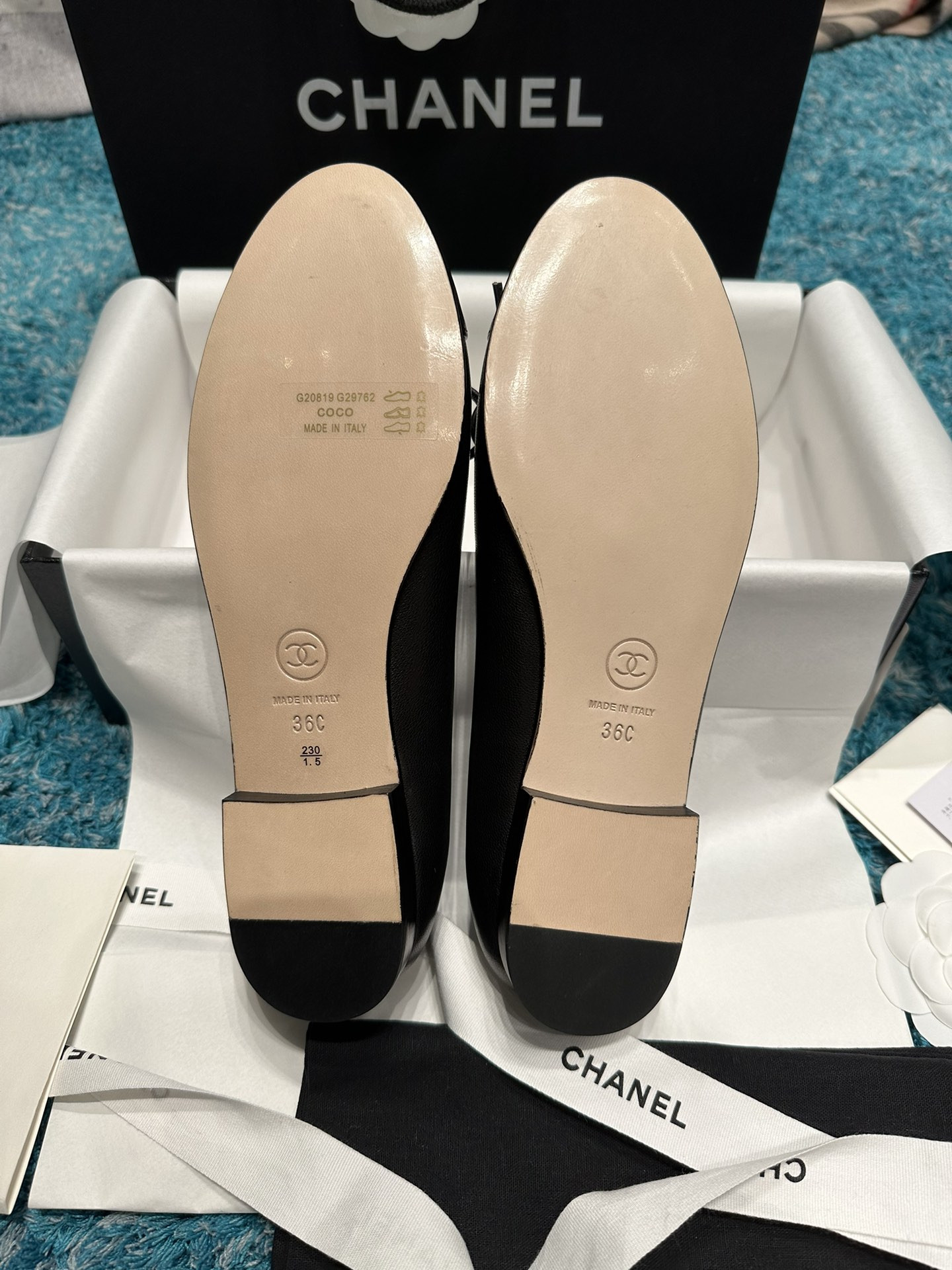 UA CHANEL BALLET FLATS