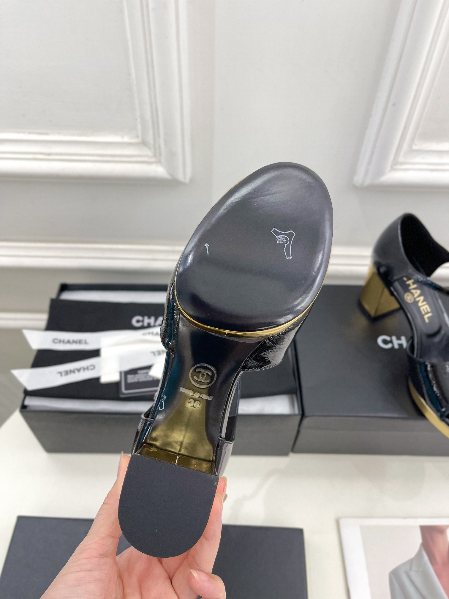 UA CHANEL HEELED SANDALS