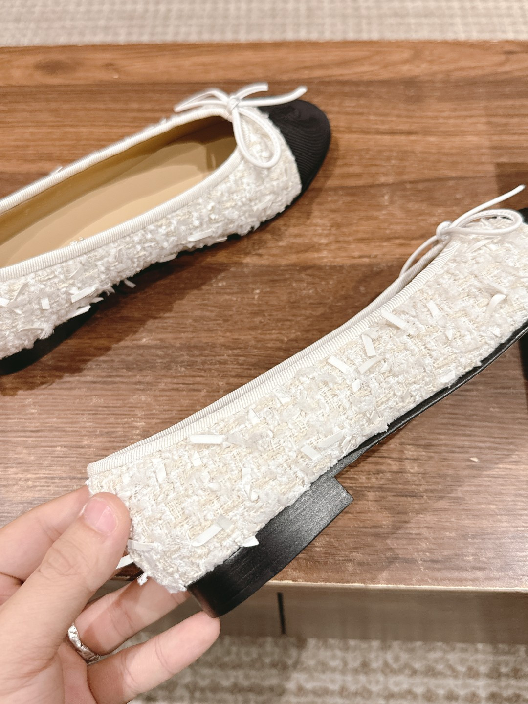 UA CHANEL BALLET FLATS