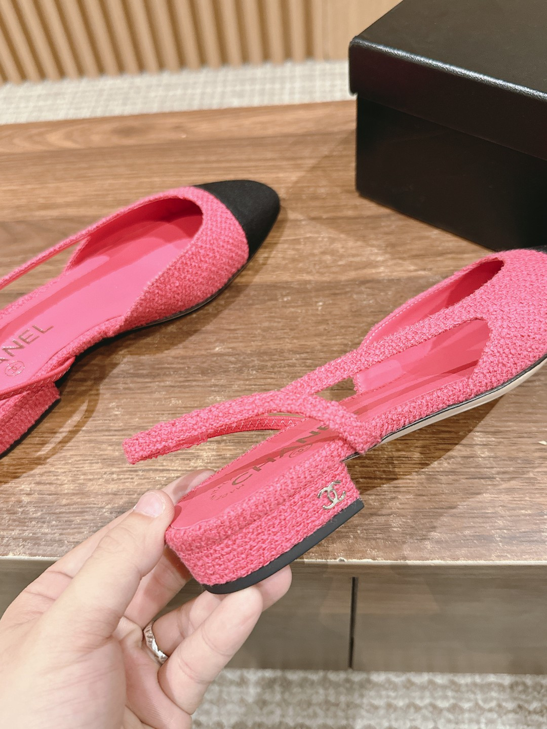 UA CHANEL SLINGBACKS FLAT