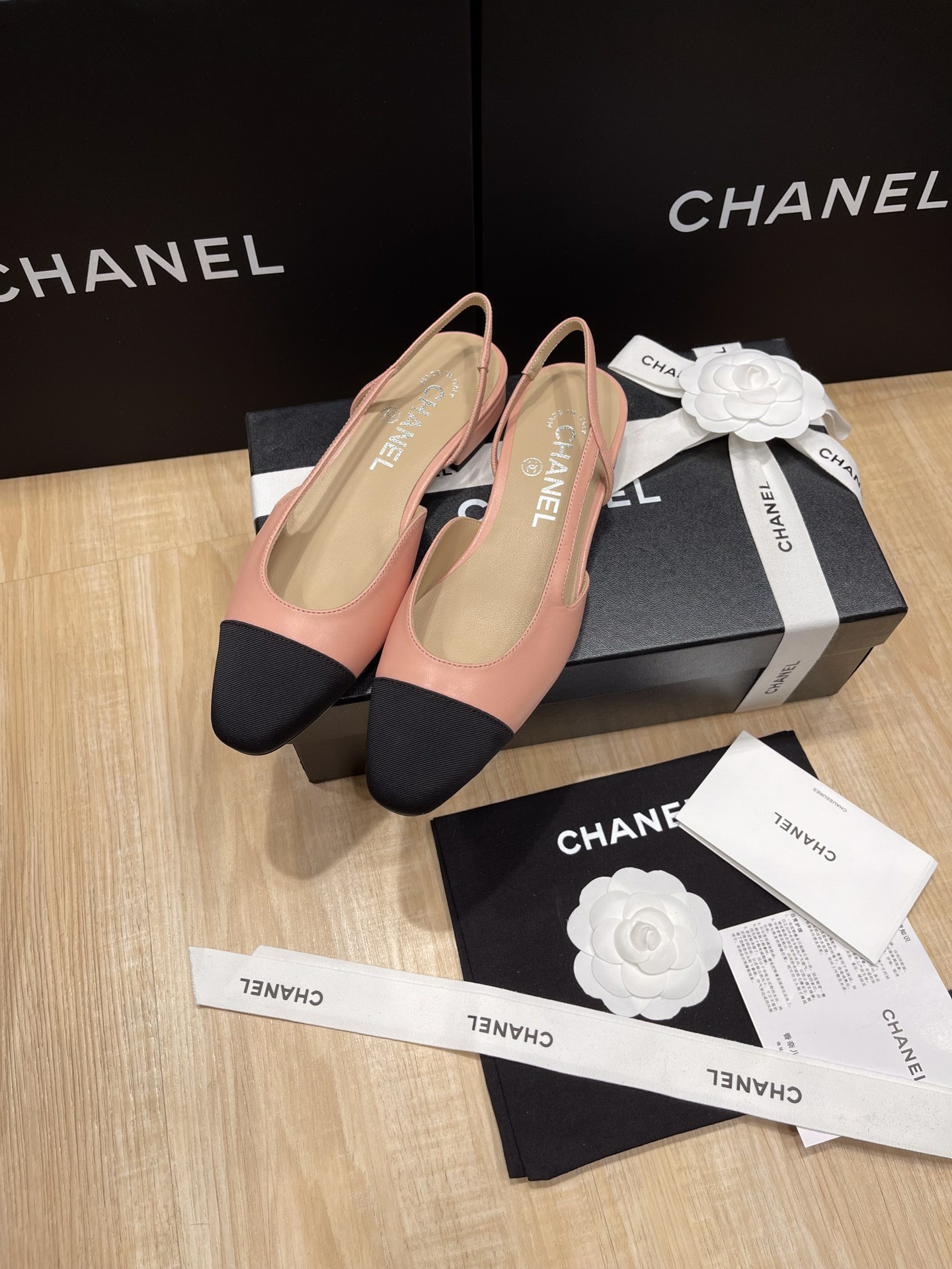 UA CHANEL SLINGBACKS FLAT