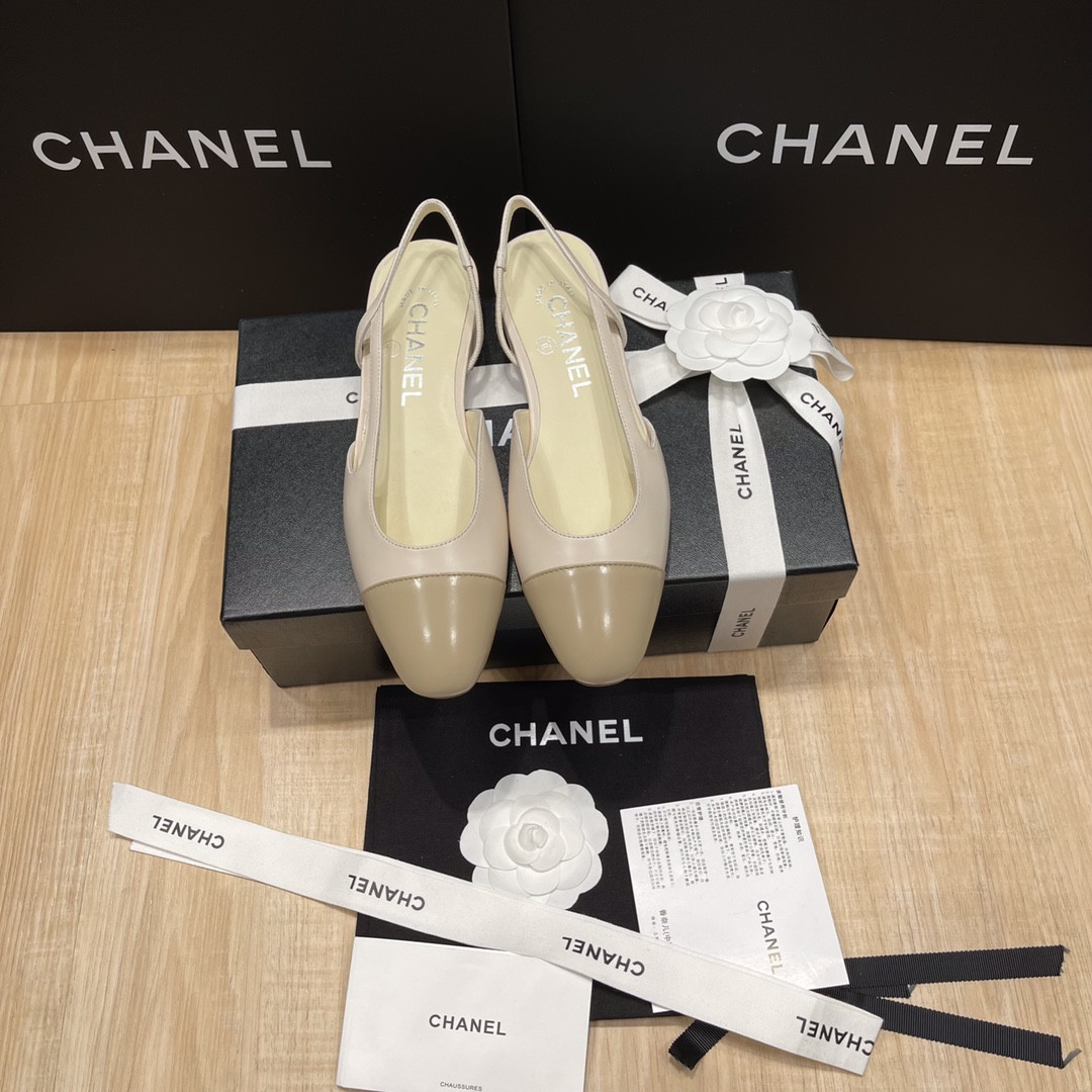 UA CHANEL SLINGBACKS FLAT