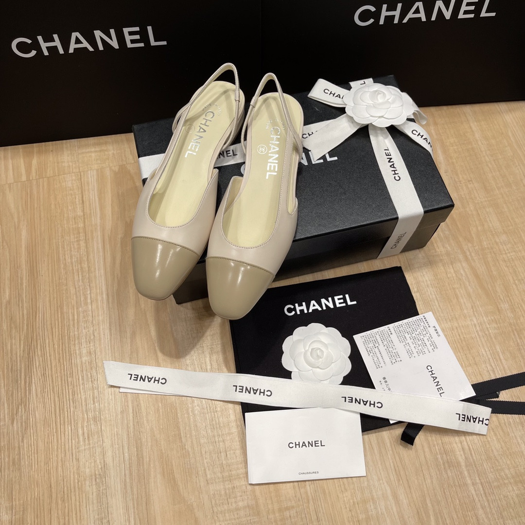 UA CHANEL SLINGBACKS FLAT